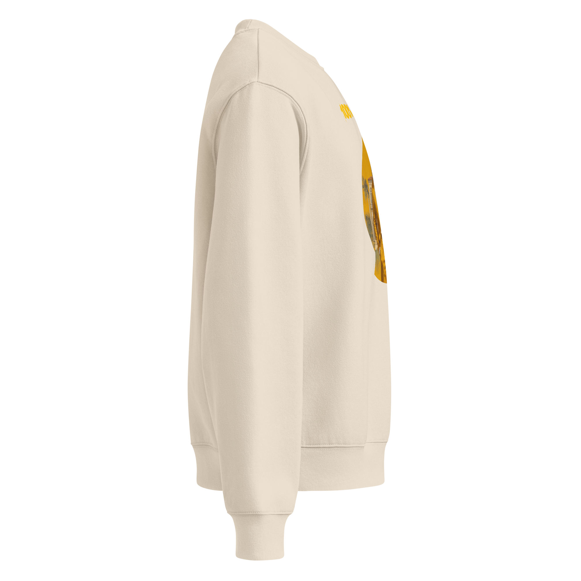 Xantho Philos™ Oversized Sweatshirt in Dust for men, soft neutral sweatshirt with a relaxed oversized fit