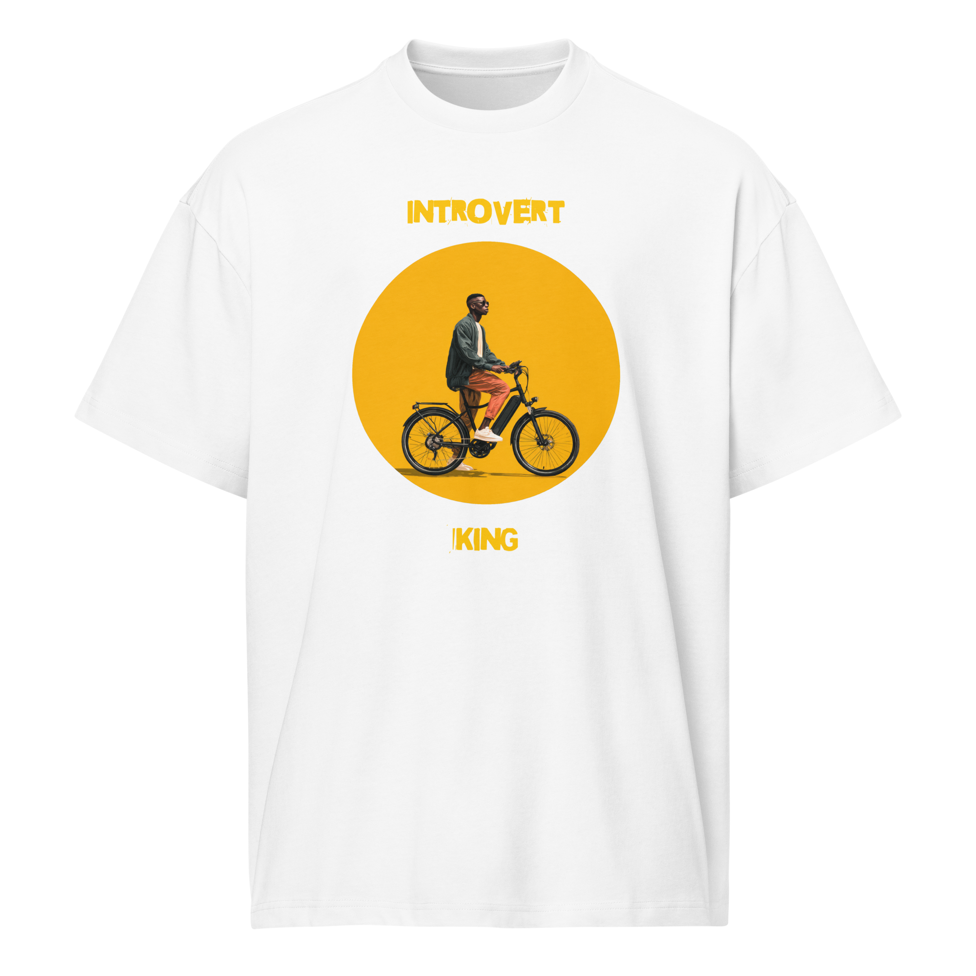 Xantho Philos™ Box Tee in White for men, crisp structured box tee with a clean premium finish