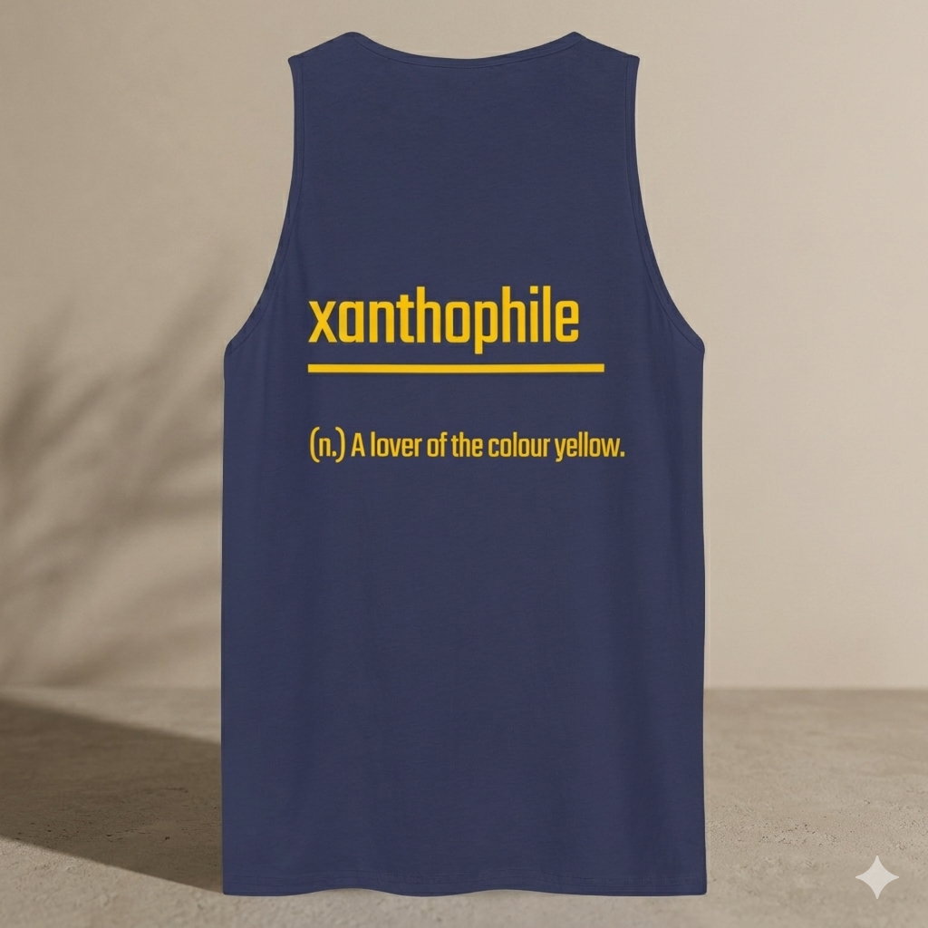 Xantho Philos™ Tank Top in Harbor Blue for men, lightweight premium tank top with a clean casual tone