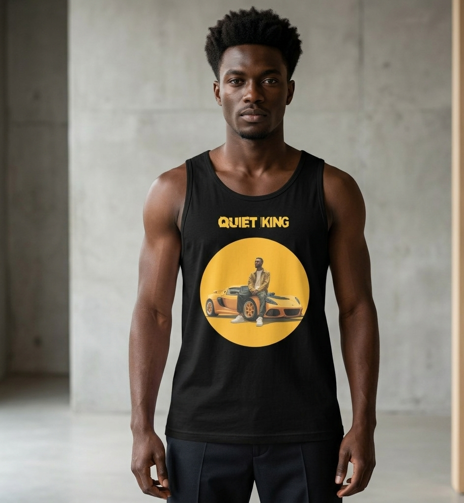 Xantho Philos™ Tank Top in Black for men, premium everyday tank with a clean athletic fit