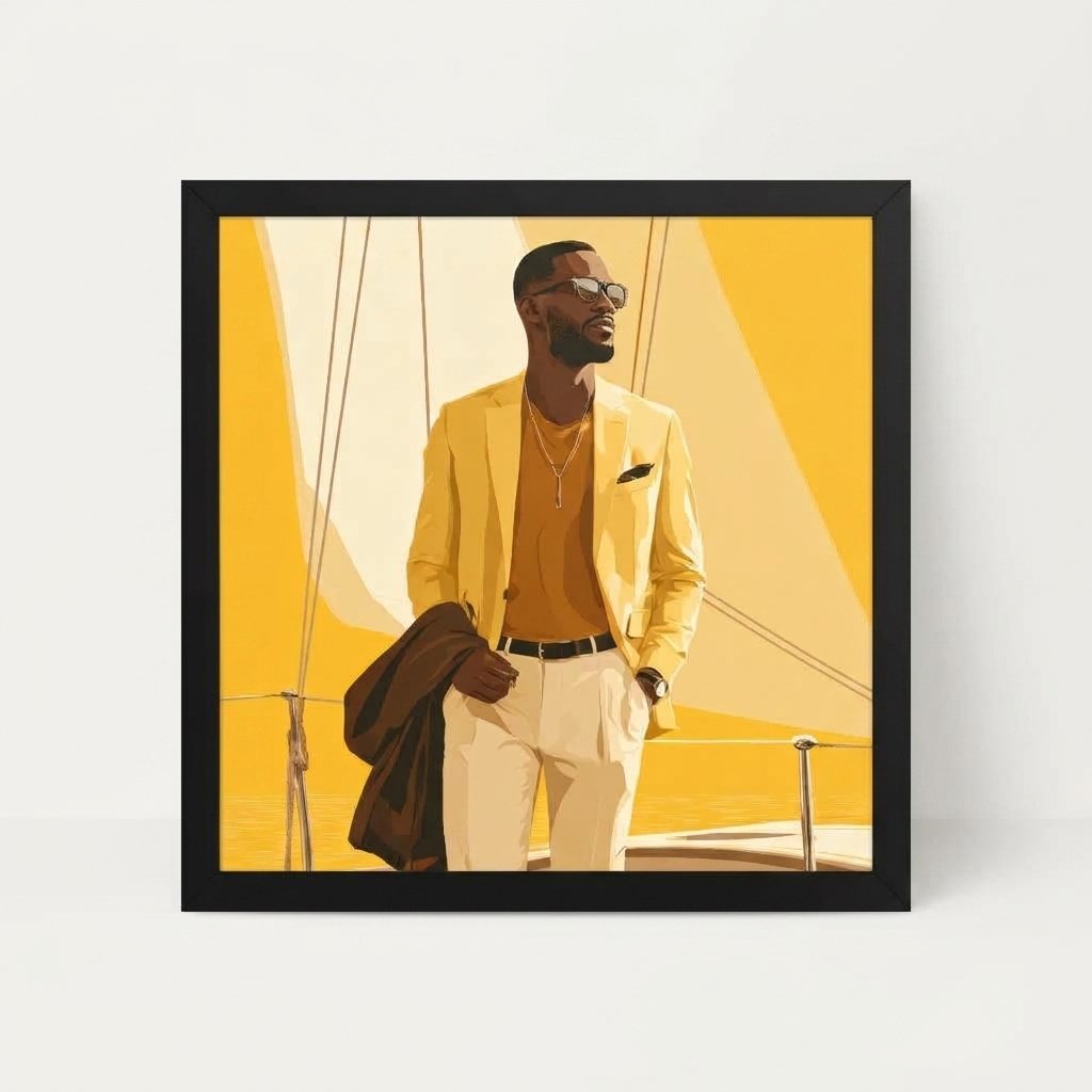 Arrive on Your Own Terms — Premium Luster Framed Wall Art