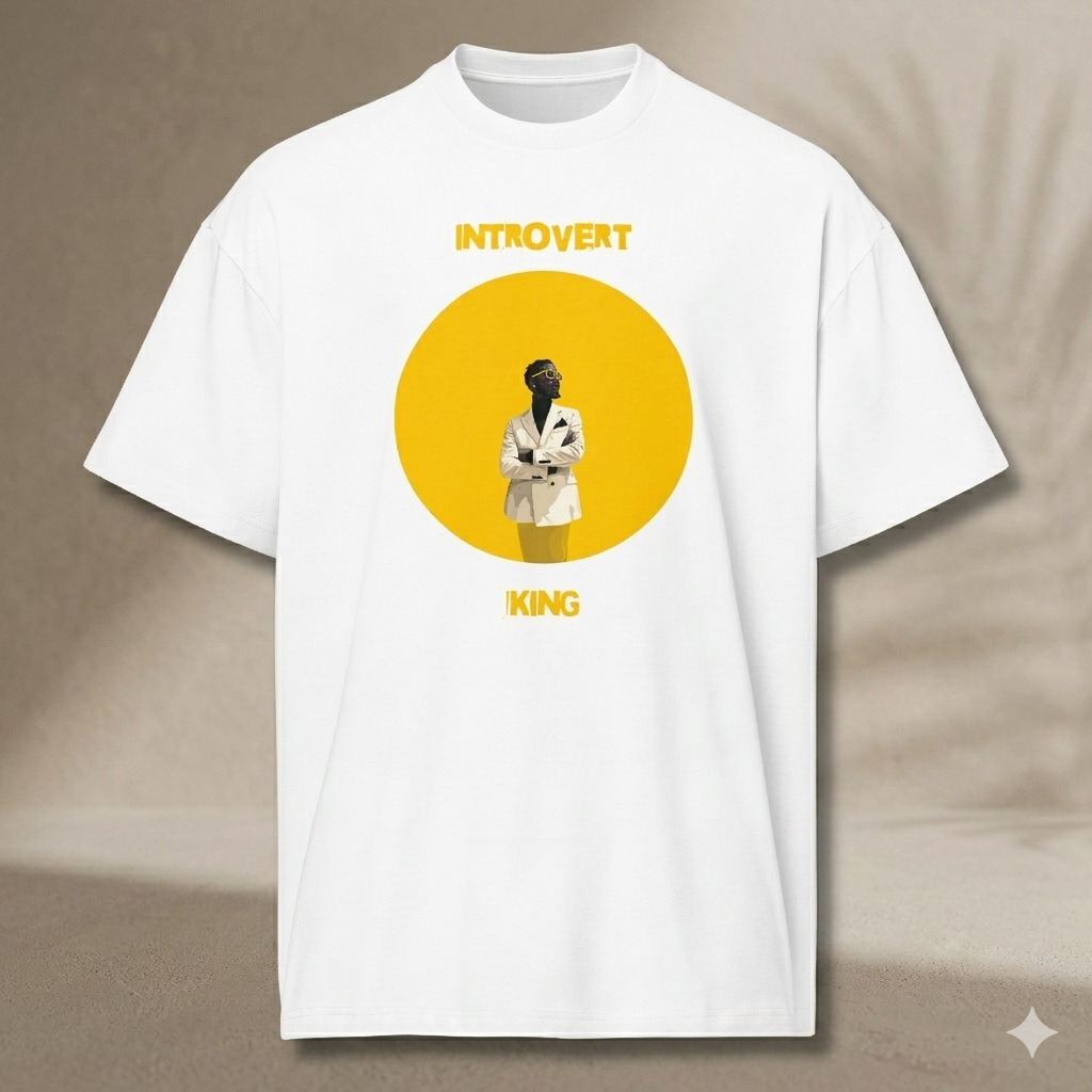 Xantho Philos™ Box Tee in White for men, crisp structured box tee with a clean premium finish