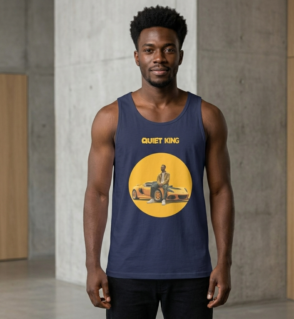 Xantho Philos™ Tank Top in Harbor Blue for men, lightweight premium tank top with a clean casual tone