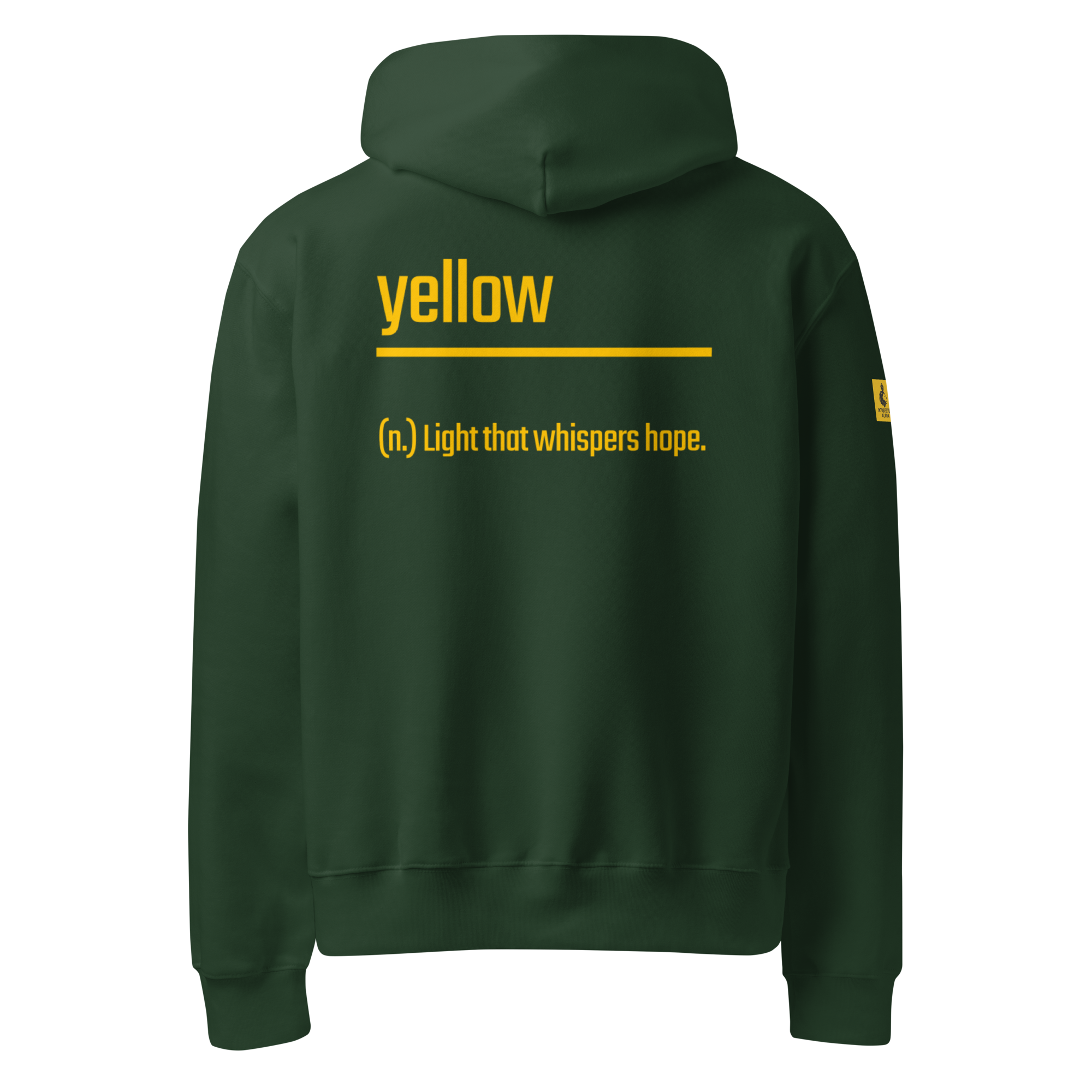 Xantho Philos™ Oversized Hoodie in Forest for men, elevated everyday streetwear with a relaxed oversized fit