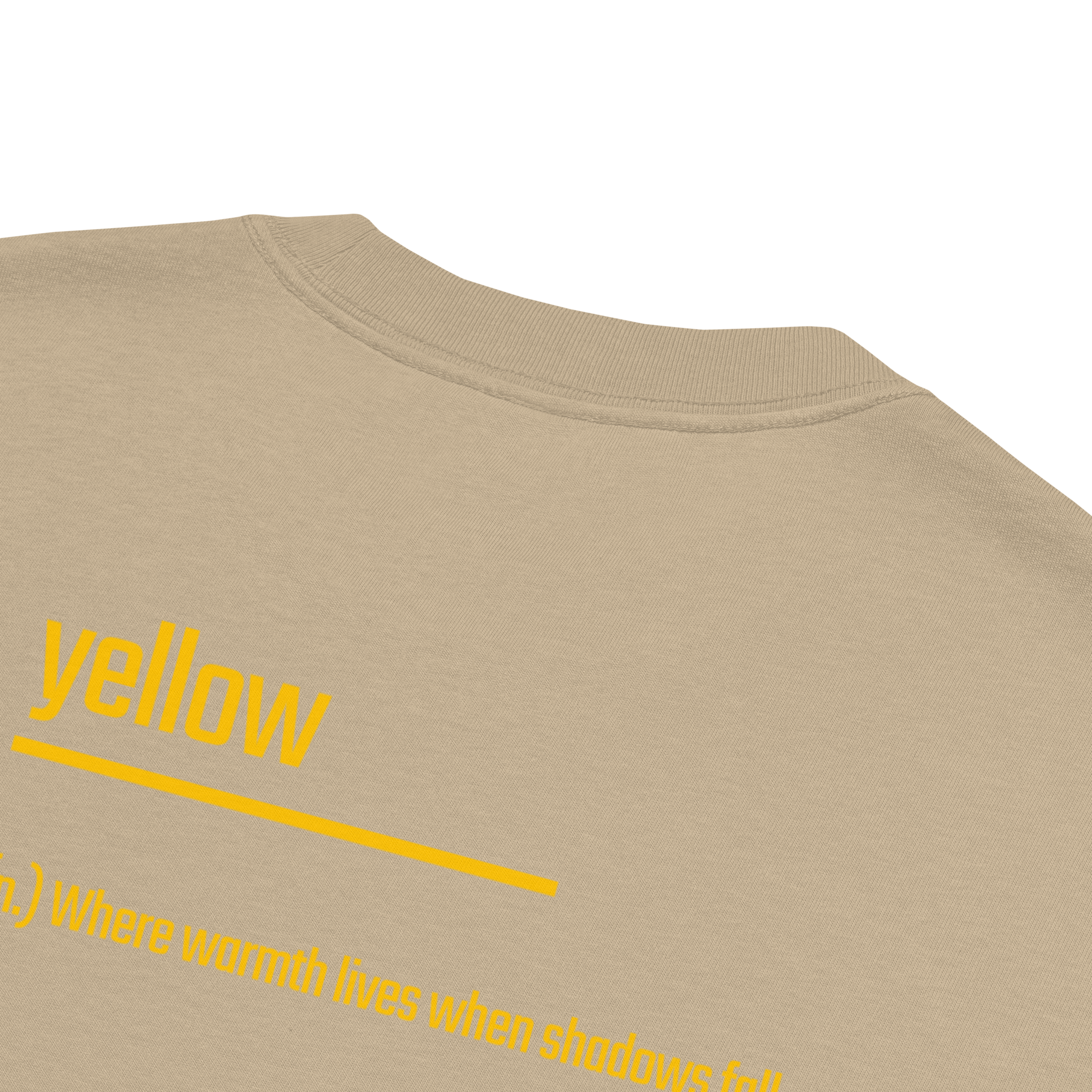 Xantho Philos™ Oversized Faded T-Shirt in Faded Khaki for men, neutral oversized T-shirt with casual streetwear style