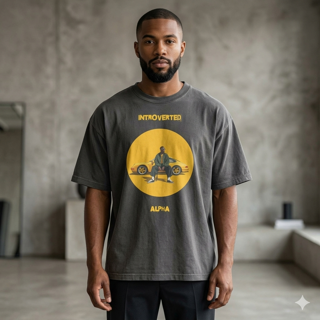 Xantho Philos™ Oversized Faded T-Shirt in Faded Black for men, vintage-wash streetwear with a relaxed oversized fit