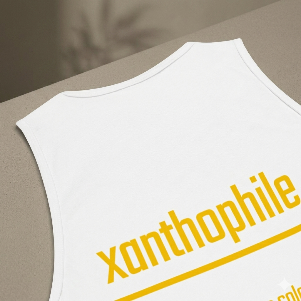 Xantho Philos™ Tank Top in White for men, crisp minimalist tank top with a breathable everyday fit