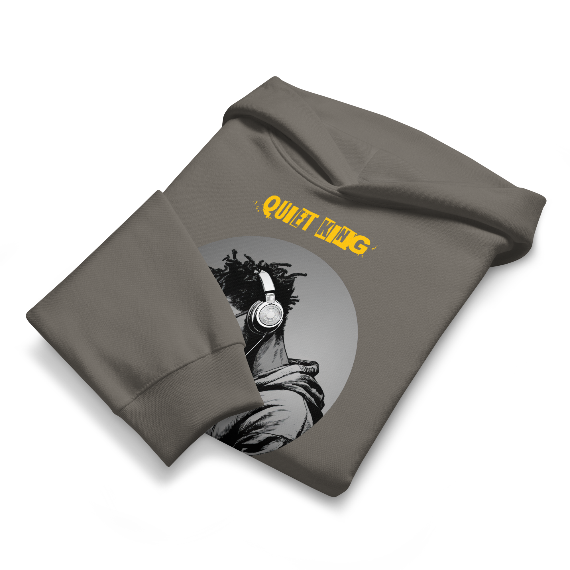 Xantho Philos™ Oversized Hoodie in Asphalt for men, clean minimalist hoodie with premium heavyweight comfort