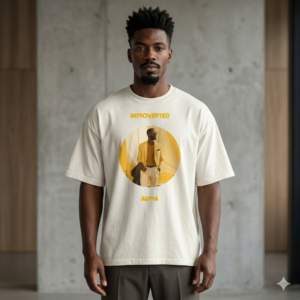 Xantho Philos™ Oversized Faded T-Shirt in Faded Bone for men, soft neutral oversized T-shirt with a minimalist streetwear feel