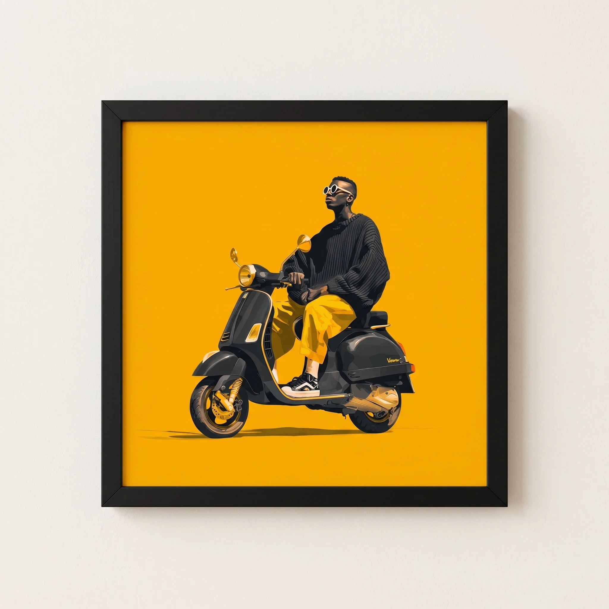 Choose Your Pace — Premium Luster Framed Wall Art