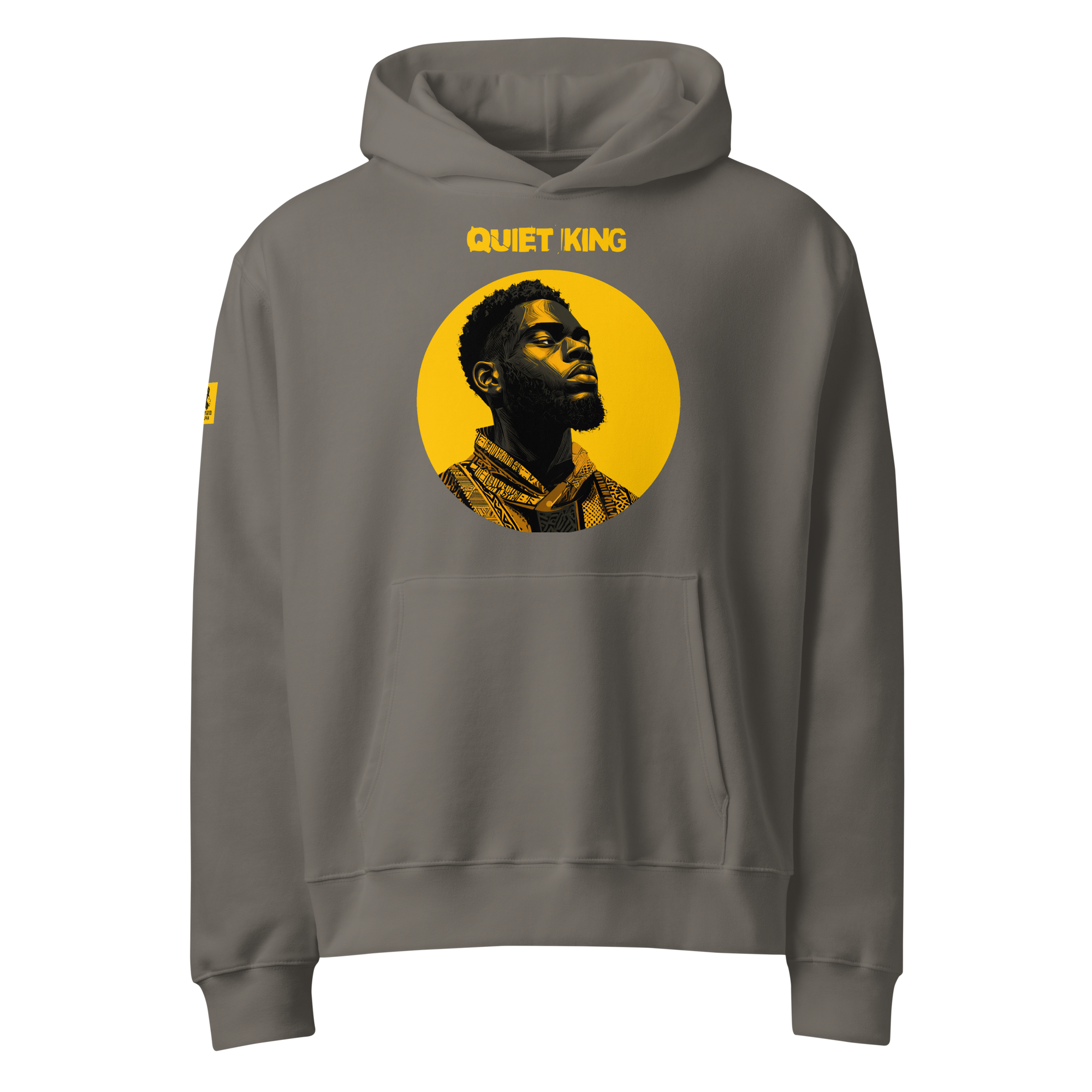 Xantho Philos™ Oversized Hoodie in Asphalt for men, clean minimalist hoodie with premium heavyweight comfort