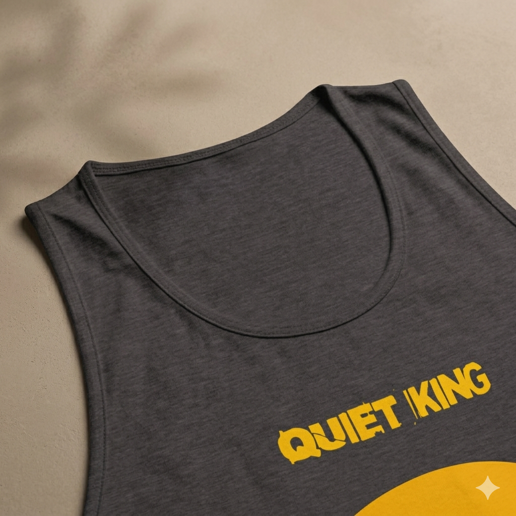 Xantho Philos™ Tank Top in Charcoal Heather for men, soft-blend tank top with a clean everyday fit
