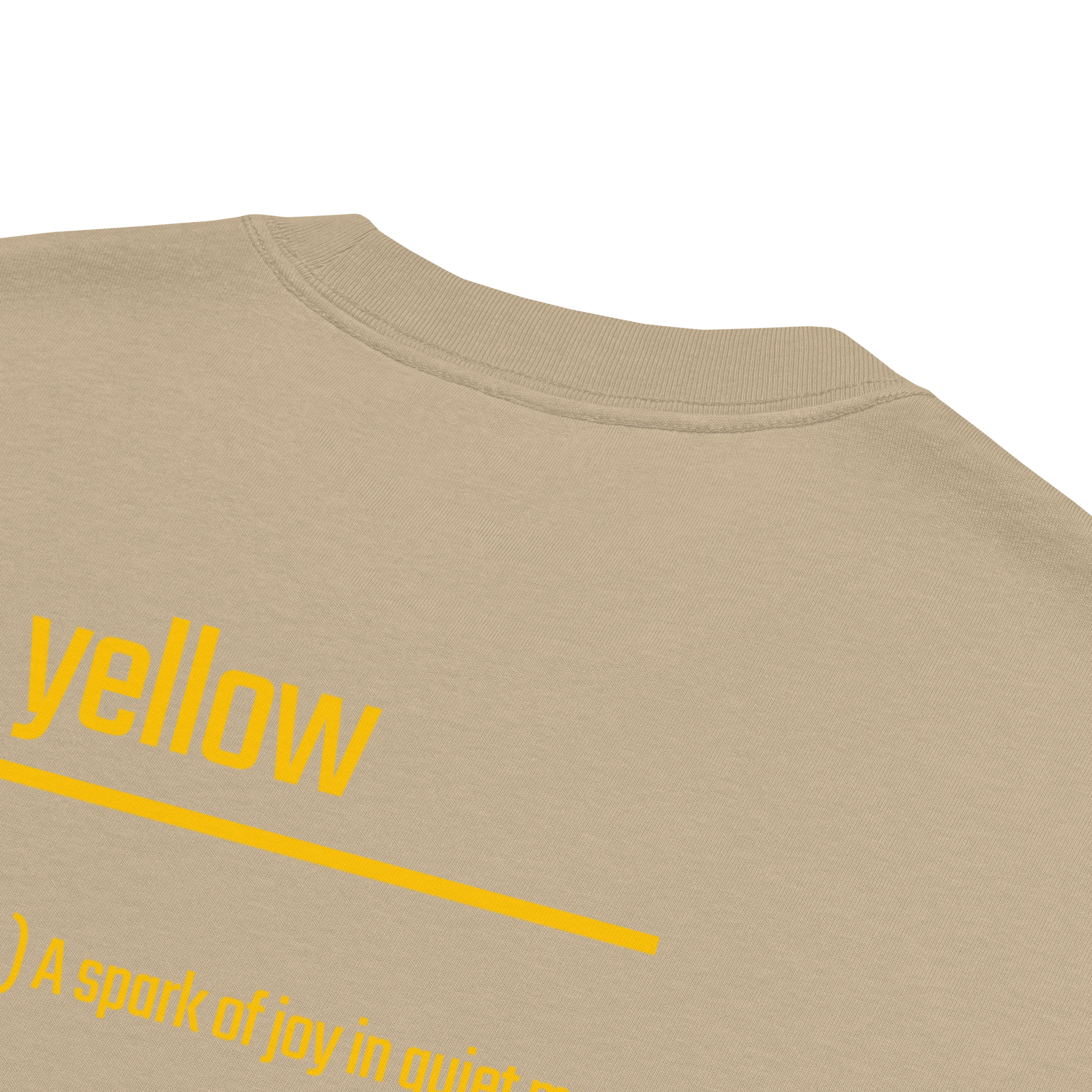Xantho Philos™ Oversized Faded T-Shirt in Faded Khaki for men, neutral oversized T-shirt with casual streetwear style