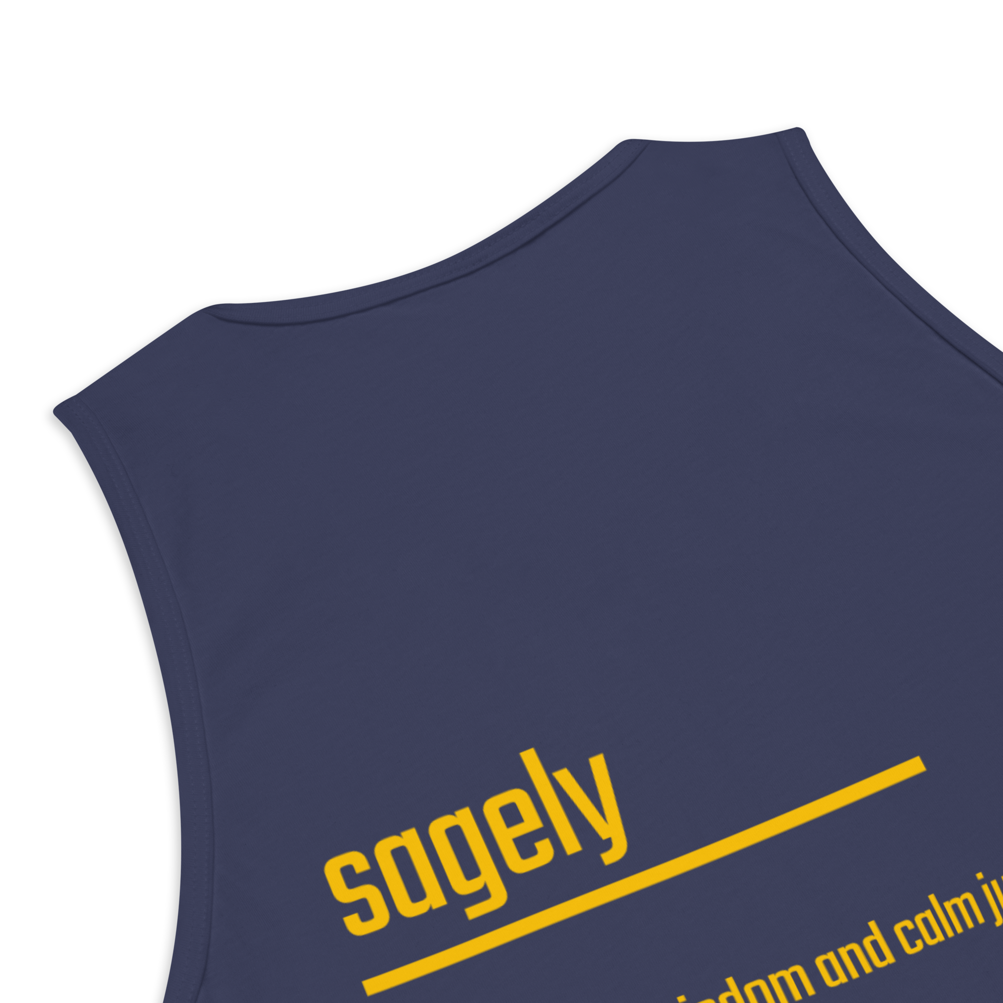 IntrovertedAlpha™ Tank Top in Harbor Blue for men, lightweight premium tank top with a clean casual tone