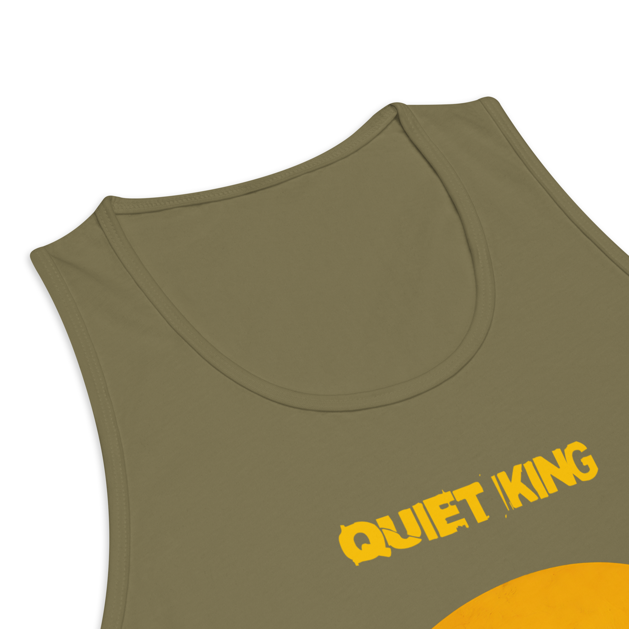 Xantho Philos™ Tank Top in Military Green for men, athletic streetwear tank with a grounded utilitarian tone