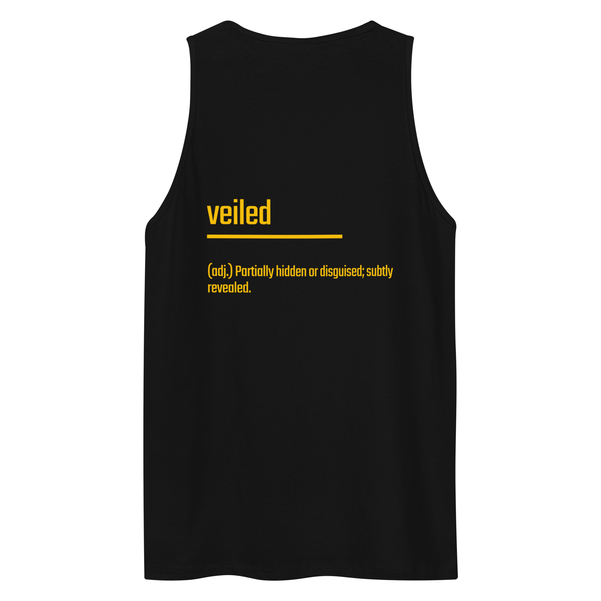 Xantho Philos™ Tank Top in Black for men, premium everyday tank with a clean athletic fit