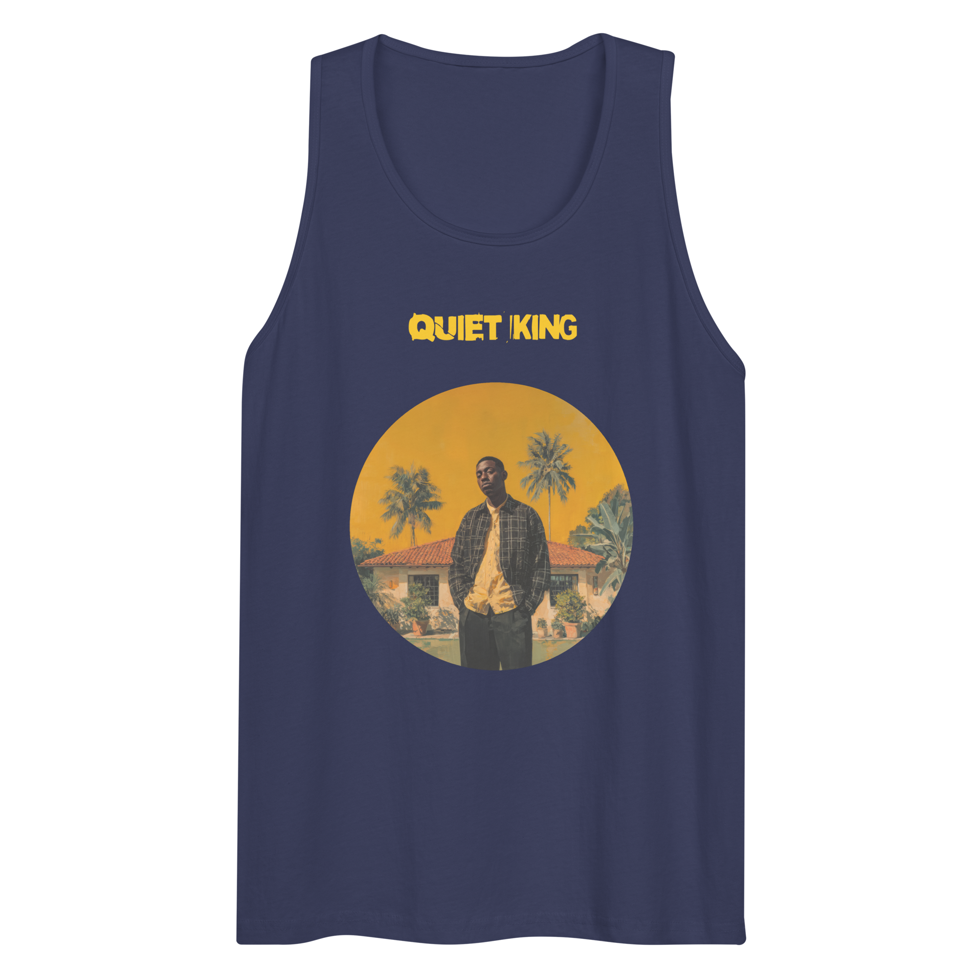 Xantho Philos™ Tank Top in Harbor Blue for men, lightweight premium tank top with a clean casual tone