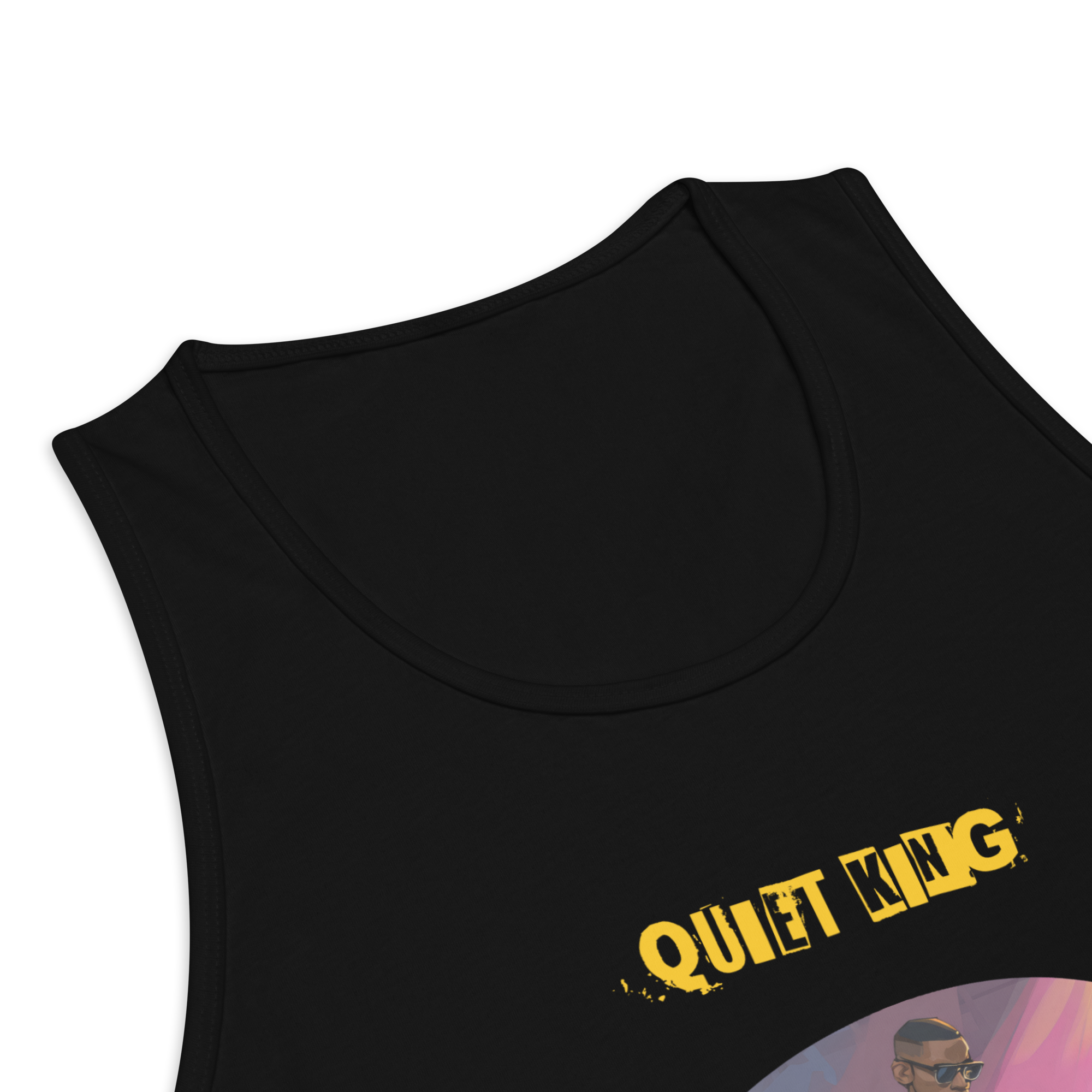 IntrovertedAlpha™ Tank Top in Black for men, premium everyday tank with a clean athletic fit