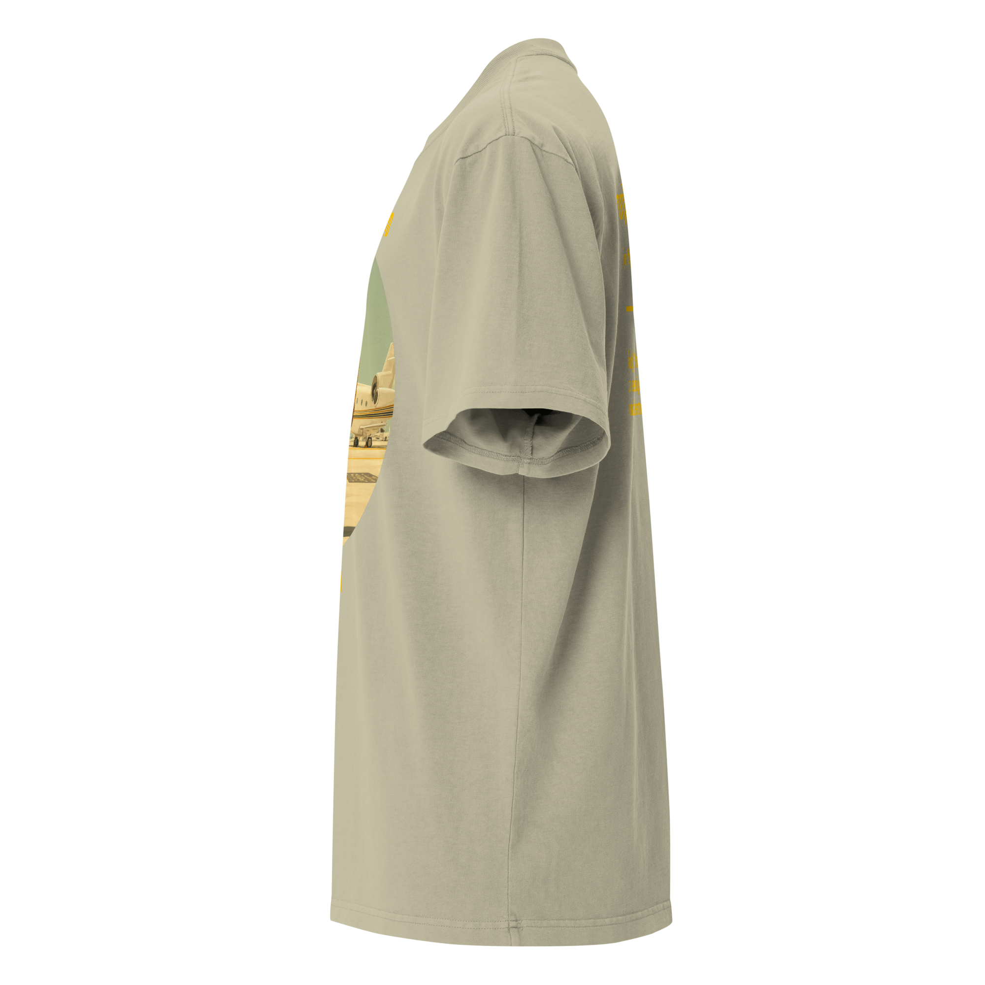 IntrovertedAlpha™ Oversized Faded T-Shirt in Faded Eucalyptus for men, washed green oversized T-shirt with premium casual style