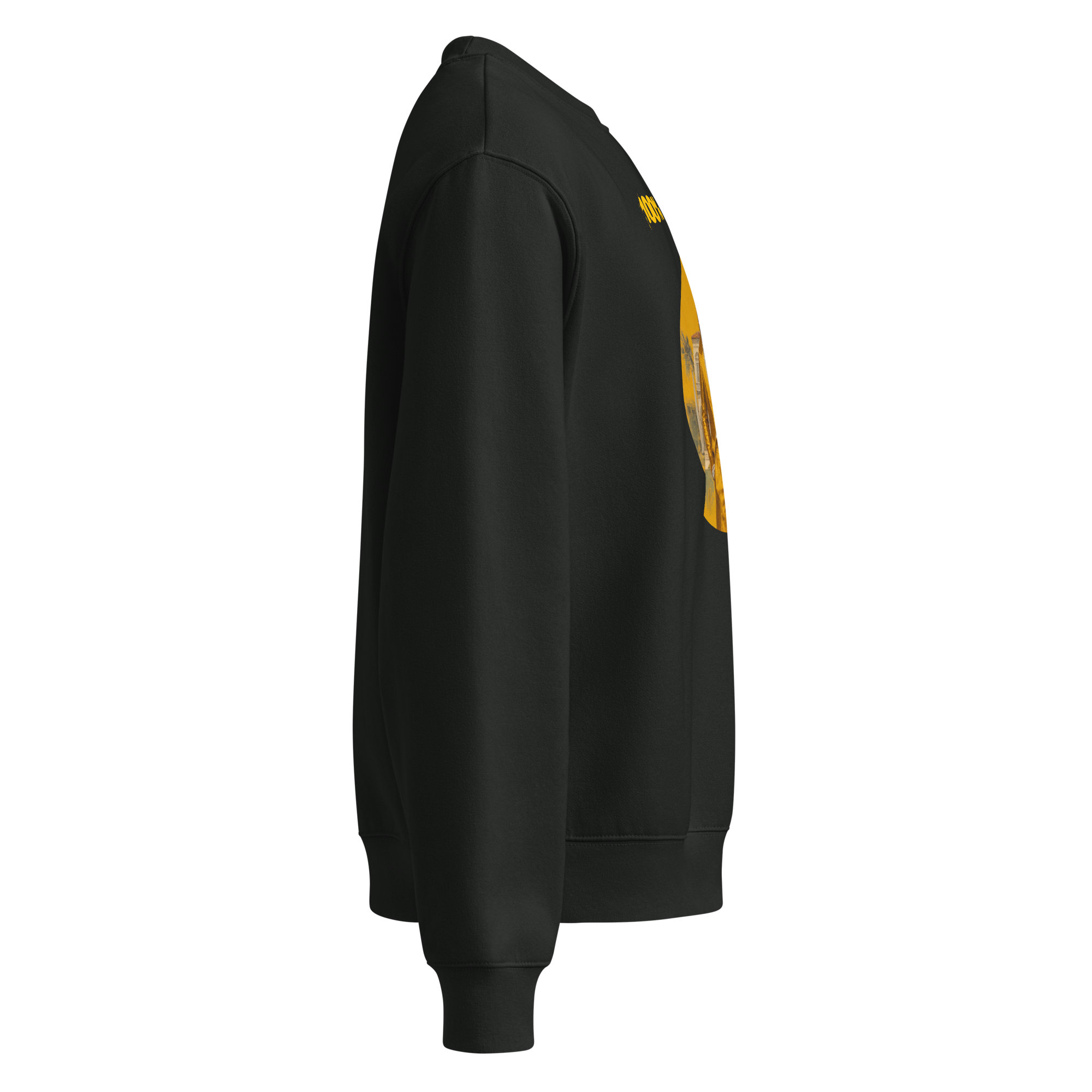Xantho Philos™ Oversized Sweatshirt in Vintage Black for men, washed heavyweight sweatshirt with a relaxed oversized fit