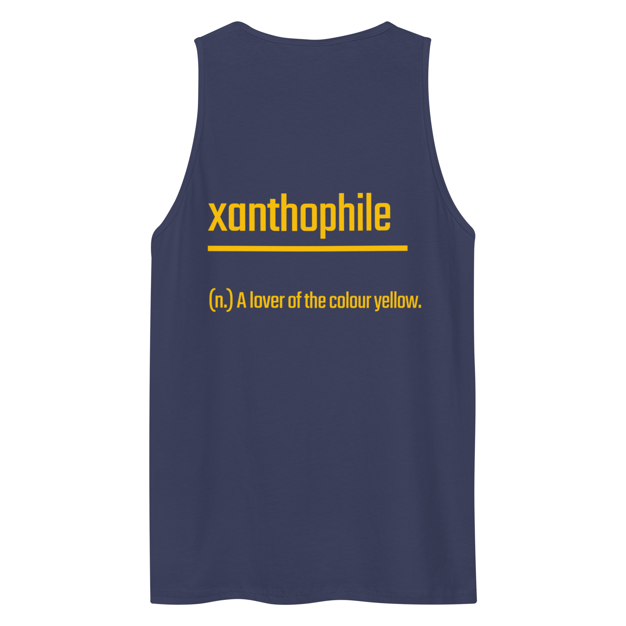 Xantho Philos™ Tank Top in Harbor Blue for men, lightweight premium tank top with a clean casual tone