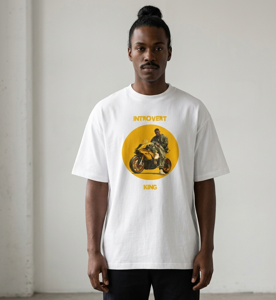 Xantho Philos™ Box Tee in White for men, crisp structured box tee with a clean premium finish