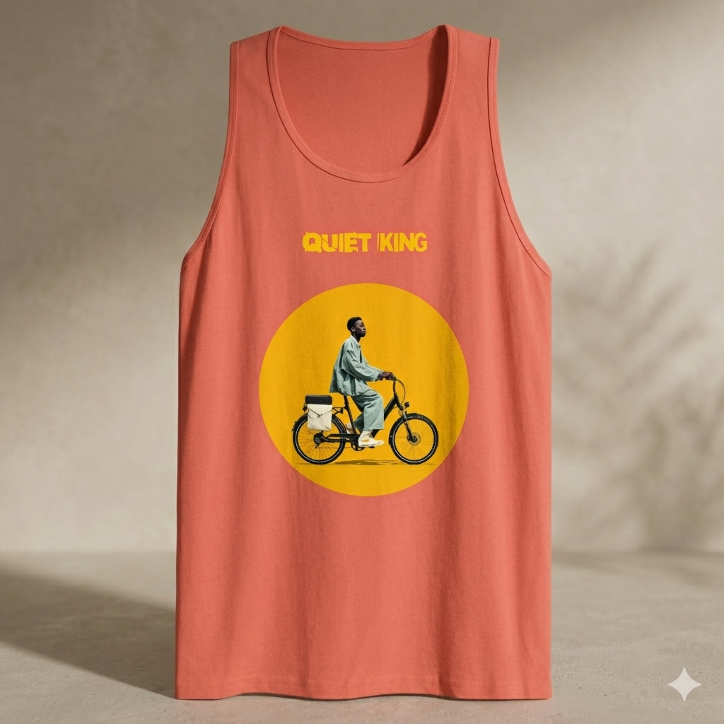 Xantho Philos™ Tank Top in Coral for men, lightweight summer tank top with a vibrant casual tone