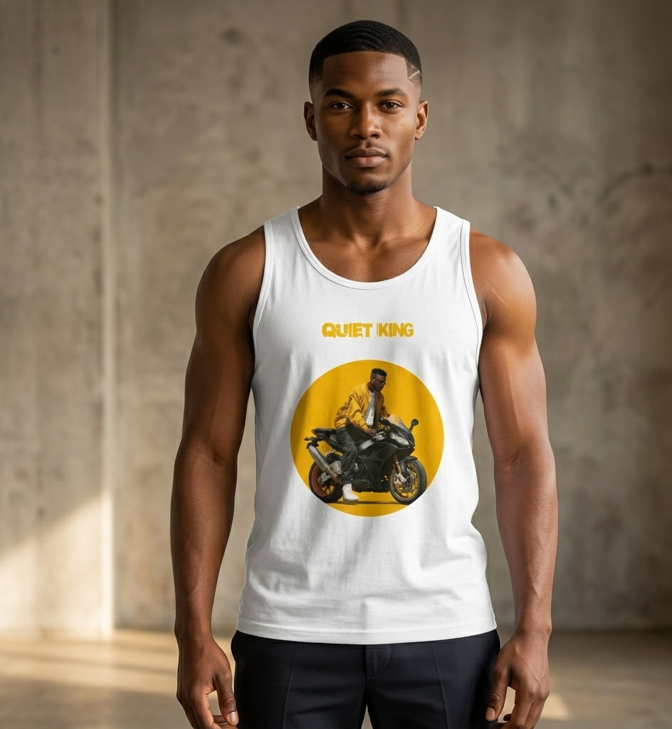 Xantho Philos™ Tank Top in White for men, crisp minimalist tank top with a breathable everyday fit