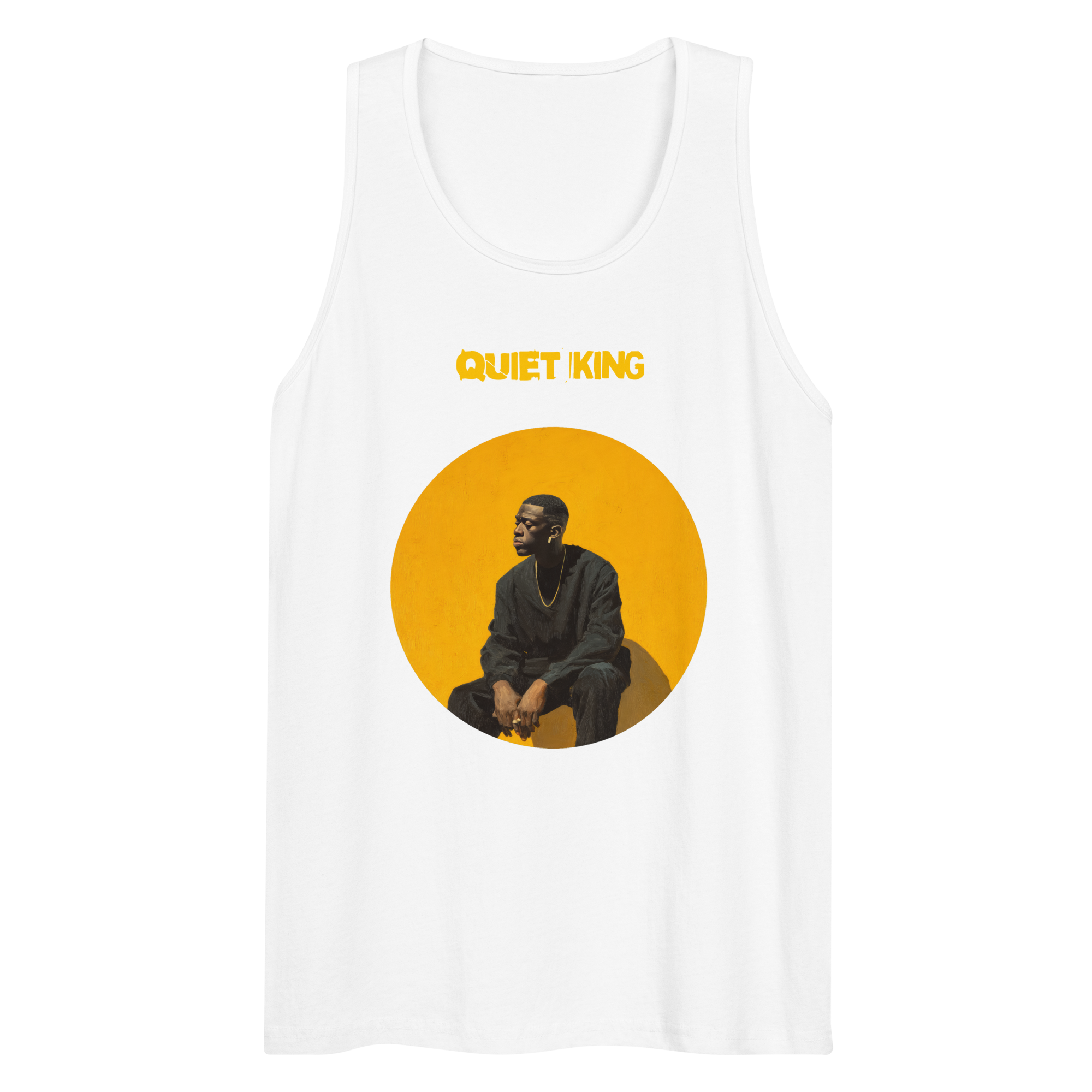 Xantho Philos™ Tank Top in White for men, crisp minimalist tank top with a breathable everyday fit