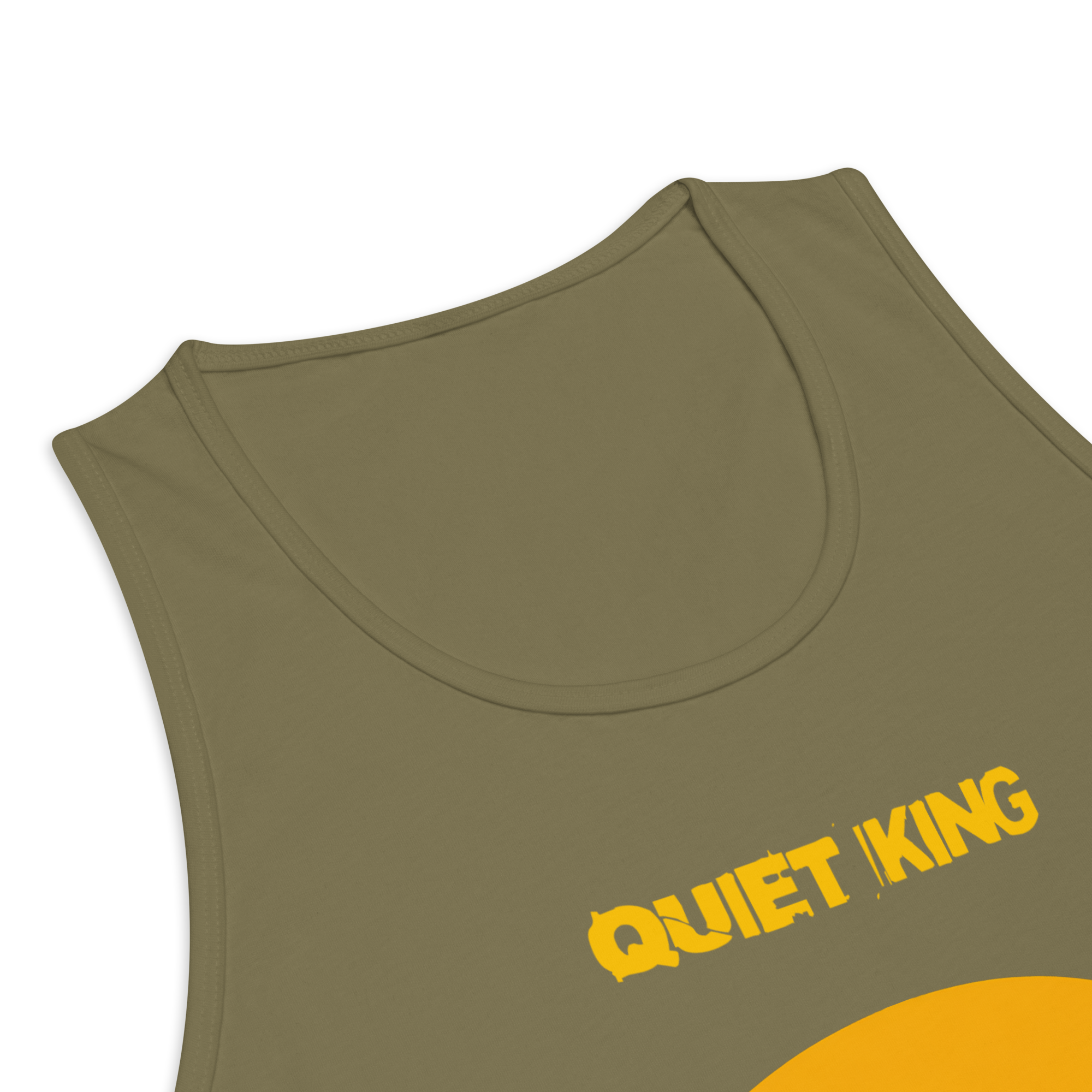 Xantho Philos™ Tank Top in Military Green for men, athletic streetwear tank with a grounded utilitarian tone
