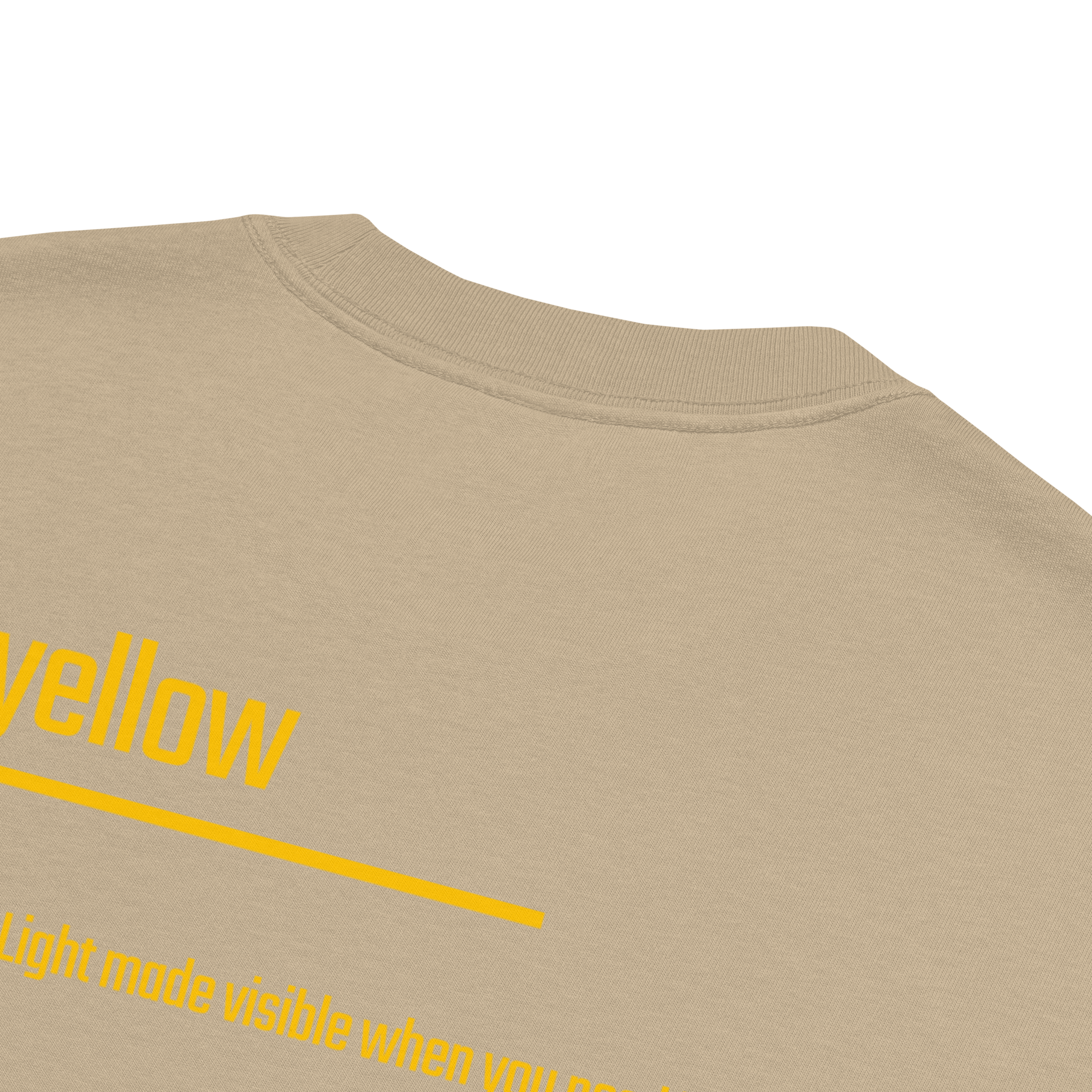 Xantho Philos™ Oversized Faded T-Shirt in Faded Khaki for men, neutral oversized T-shirt with casual streetwear style