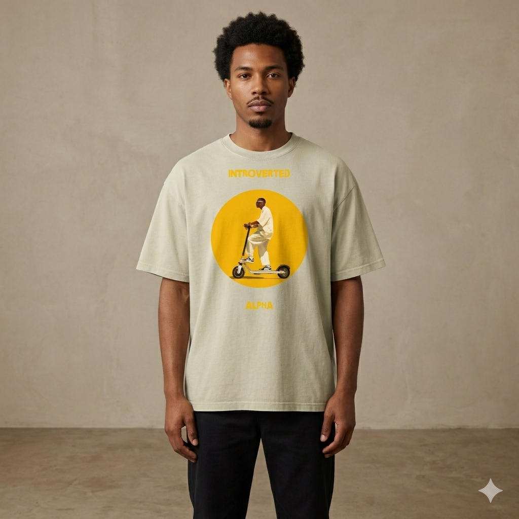 Xantho Philos™ Oversized Faded T-Shirt in Faded Eucalyptus for men, washed green oversized T-shirt with premium casual style