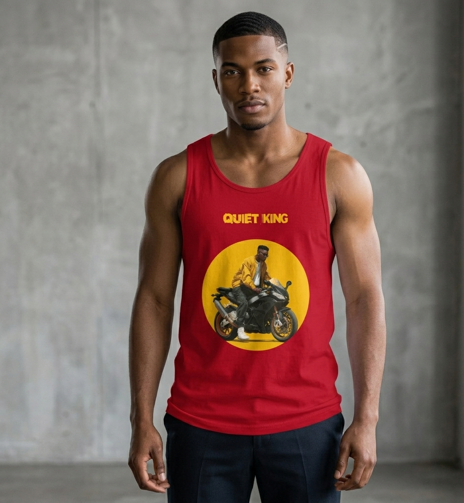 Xantho Philos™ Tank Top in Red for men, bold premium tank top with lightweight streetwear style