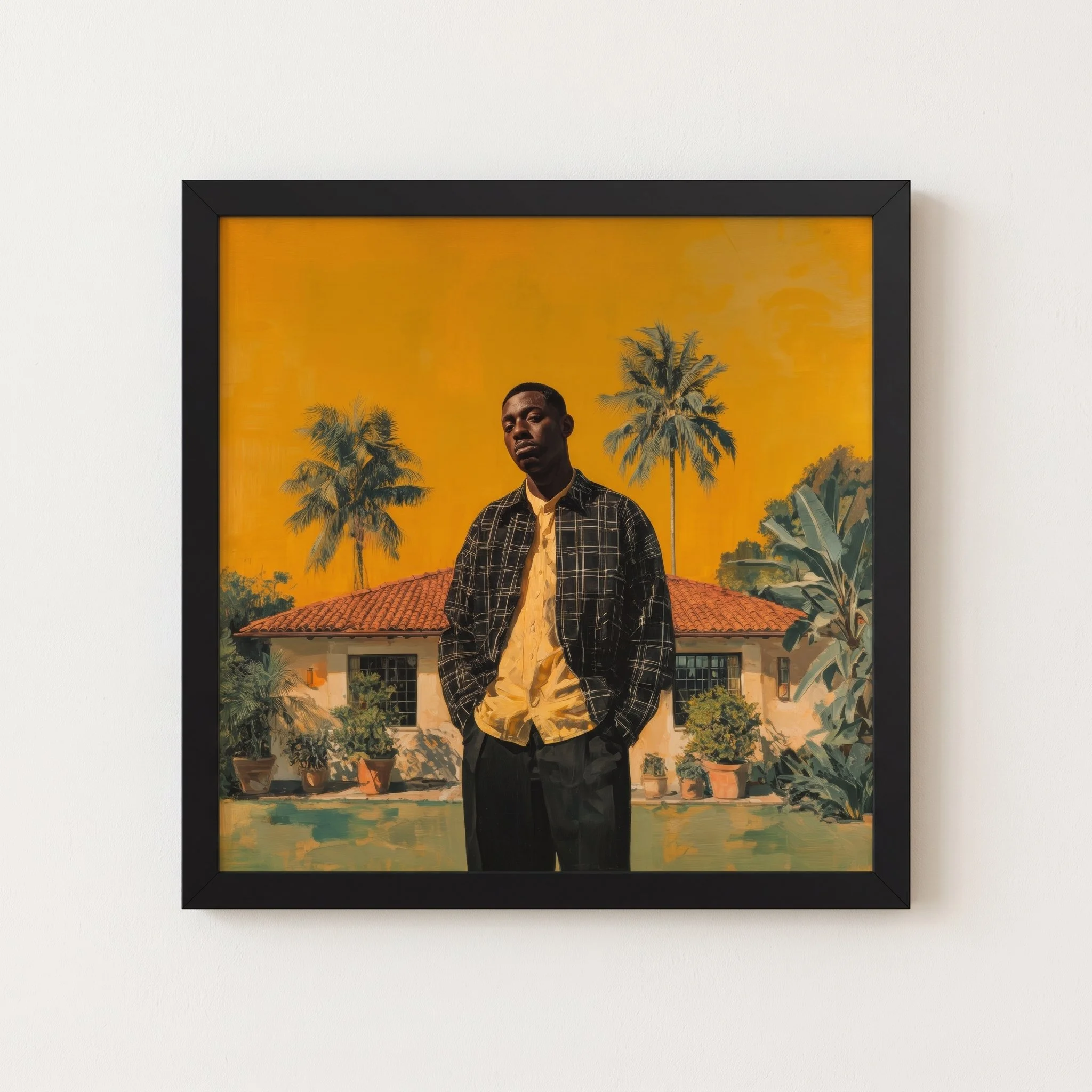 Rooted Forward — Premium Luster Framed Wall Art