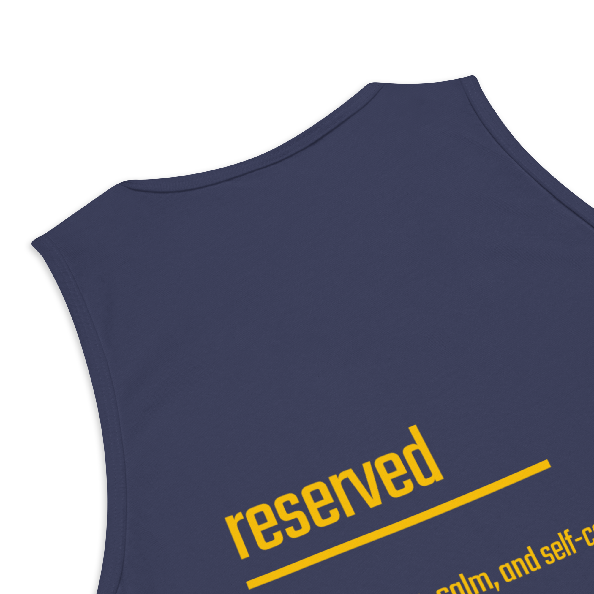 IntrovertedAlpha™ Tank Top in Harbor Blue for men, lightweight premium tank top with a clean casual tone