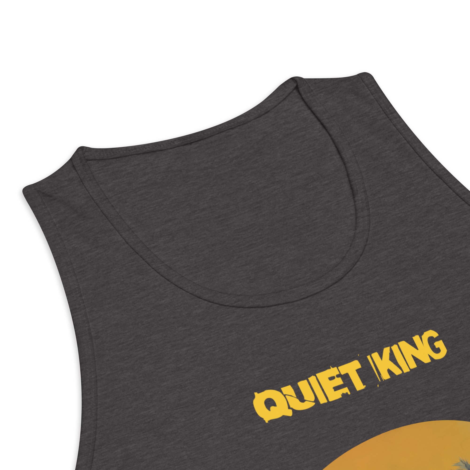 Xantho Philos™ Tank Top in Charcoal Heather for men, soft-blend tank top with a clean everyday fit