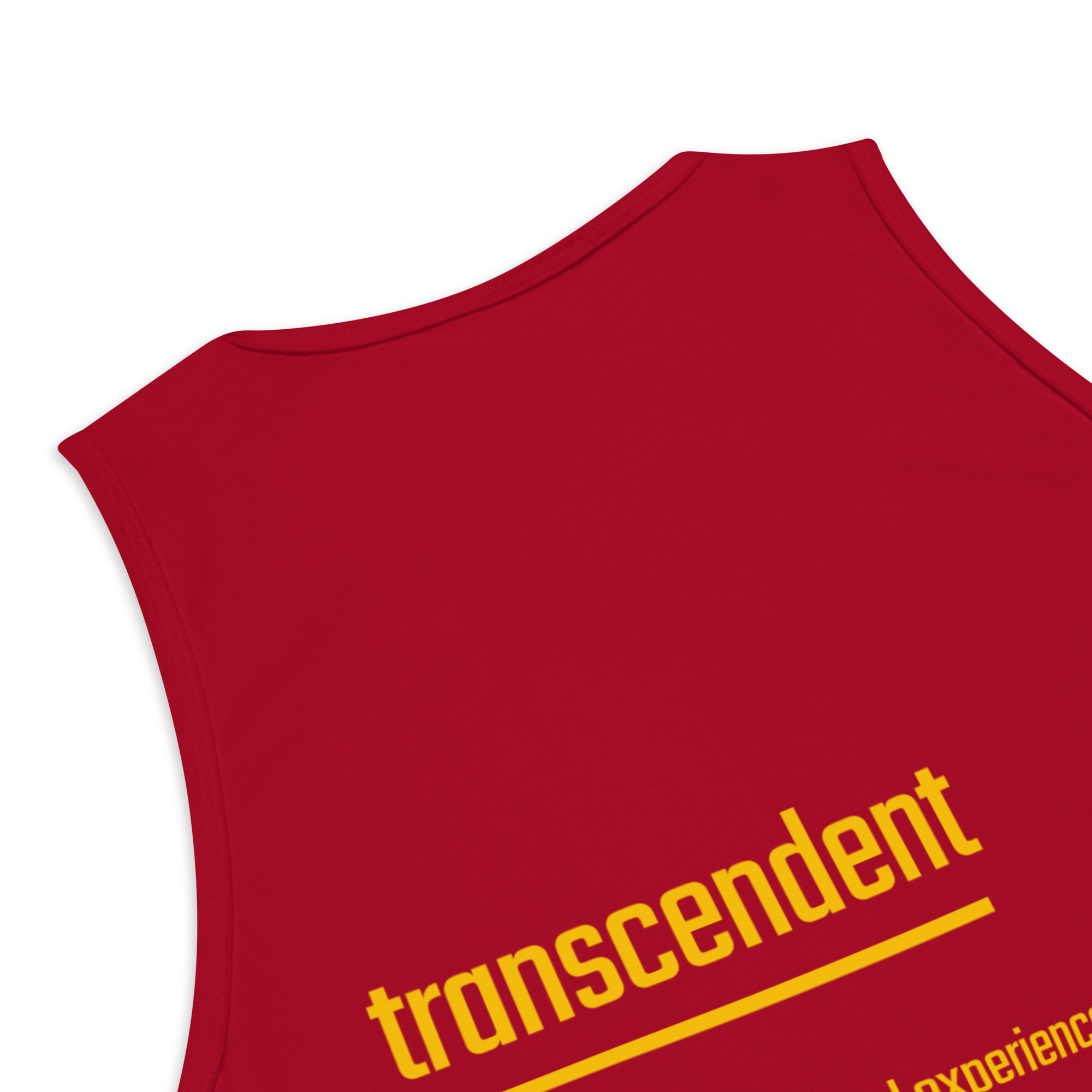 IntrovertedAlpha™ Tank Top in Red for men, bold premium tank top with lightweight streetwear style