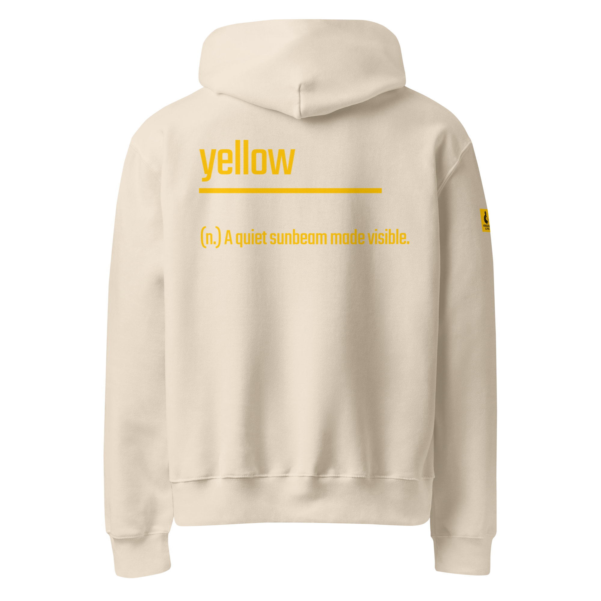 Xantho Philos™ Oversized Hoodie in Dust for men, soft neutral heavyweight hoodie with a relaxed fit