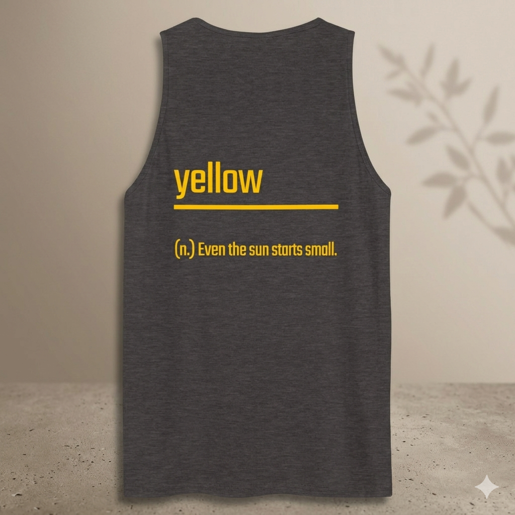 Xantho Philos™ Tank Top in Charcoal Heather for men, soft-blend tank top with a clean everyday fit