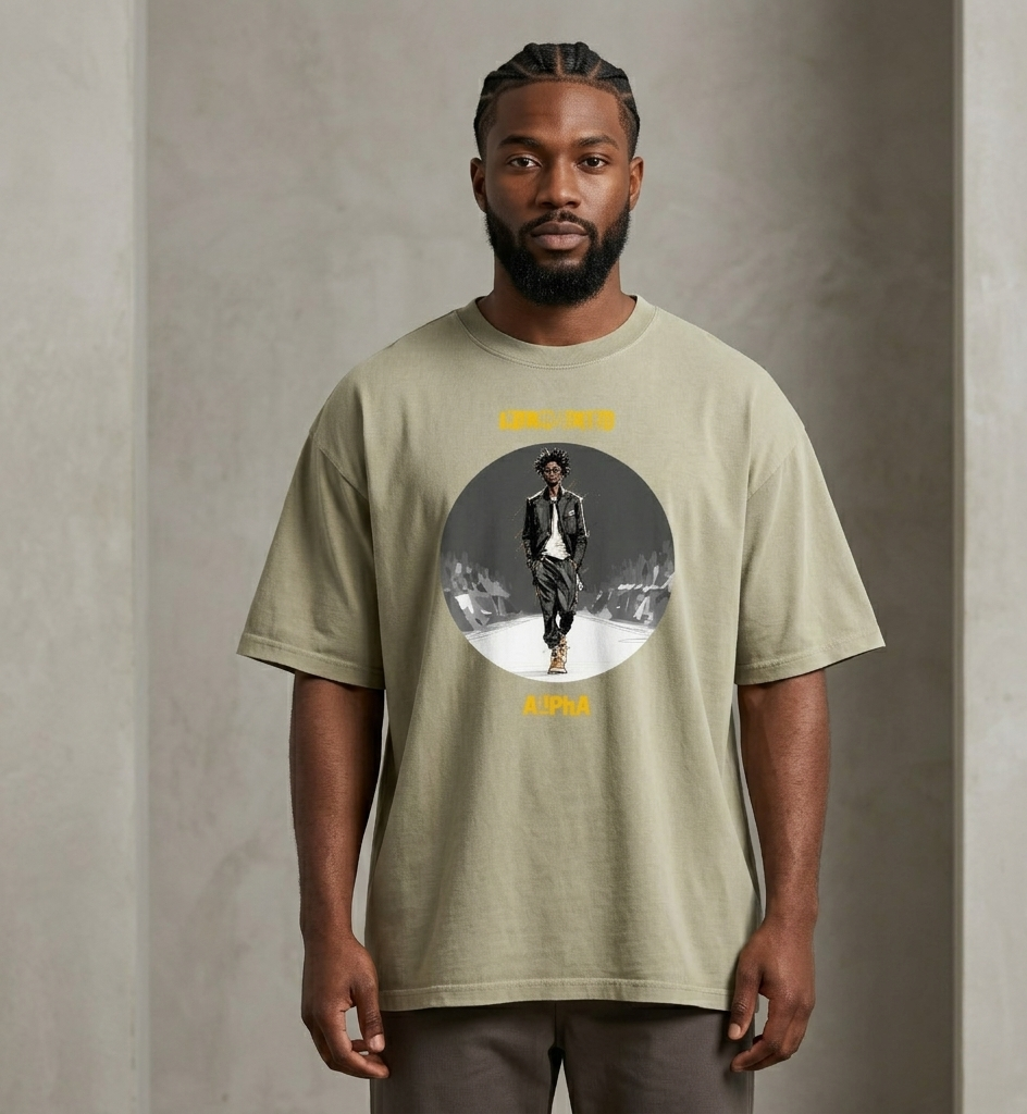 Xantho Philos™ Oversized Faded T-Shirt in Faded Eucalyptus for men, washed green oversized T-shirt with premium casual style