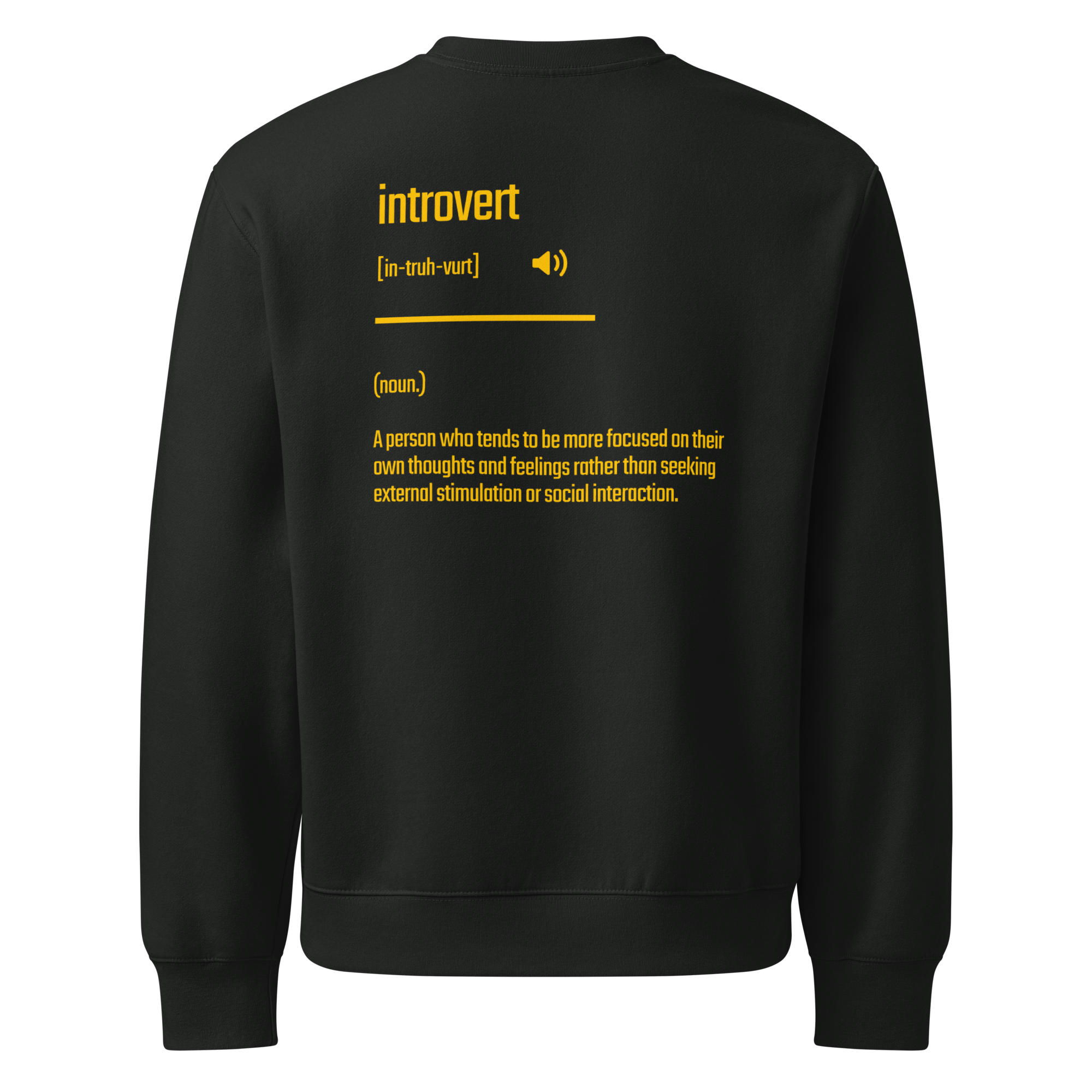 Xantho Philos™ Oversized Sweatshirt in Vintage Black for men, washed heavyweight sweatshirt with a relaxed oversized fit