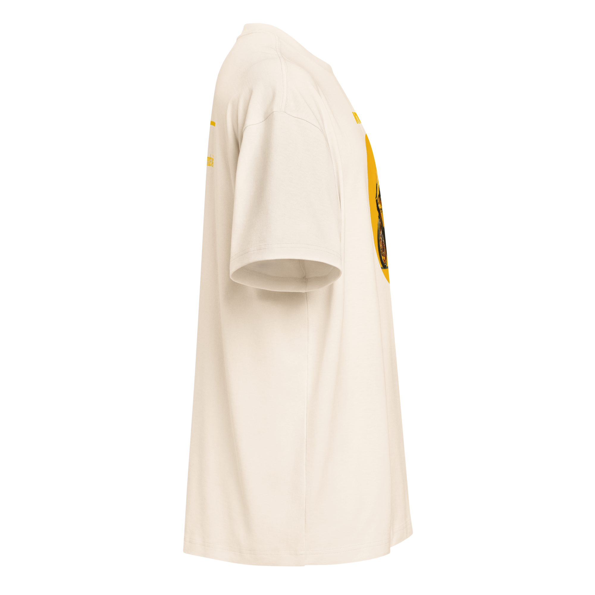 Xantho Philos™ Box Tee in Vintage White for men, soft-toned box tee with a minimalist oversized fit