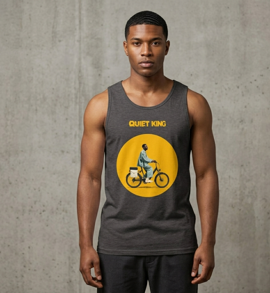 Xantho Philos™ Tank Top in Charcoal Heather for men, soft-blend tank top with a clean everyday fit