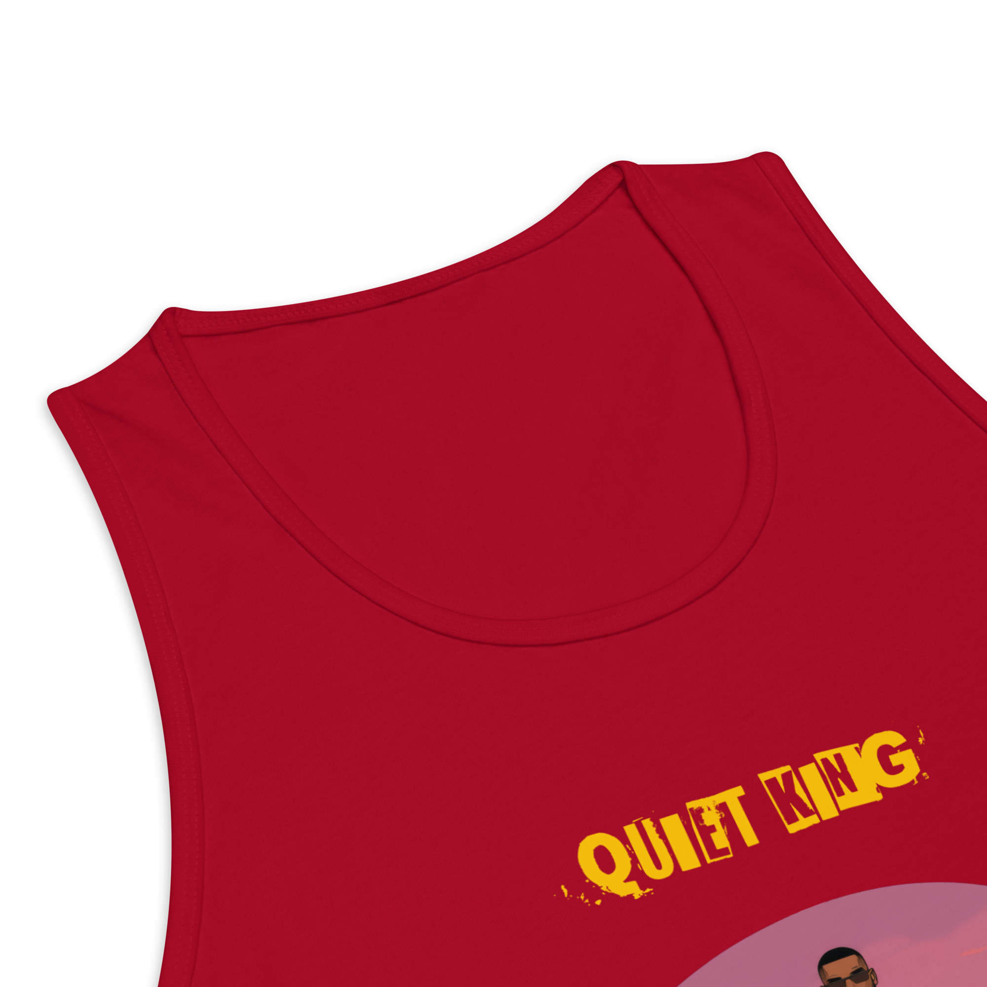 Xantho Philos™ Tank Top in Red for men, bold premium tank top with lightweight streetwear style