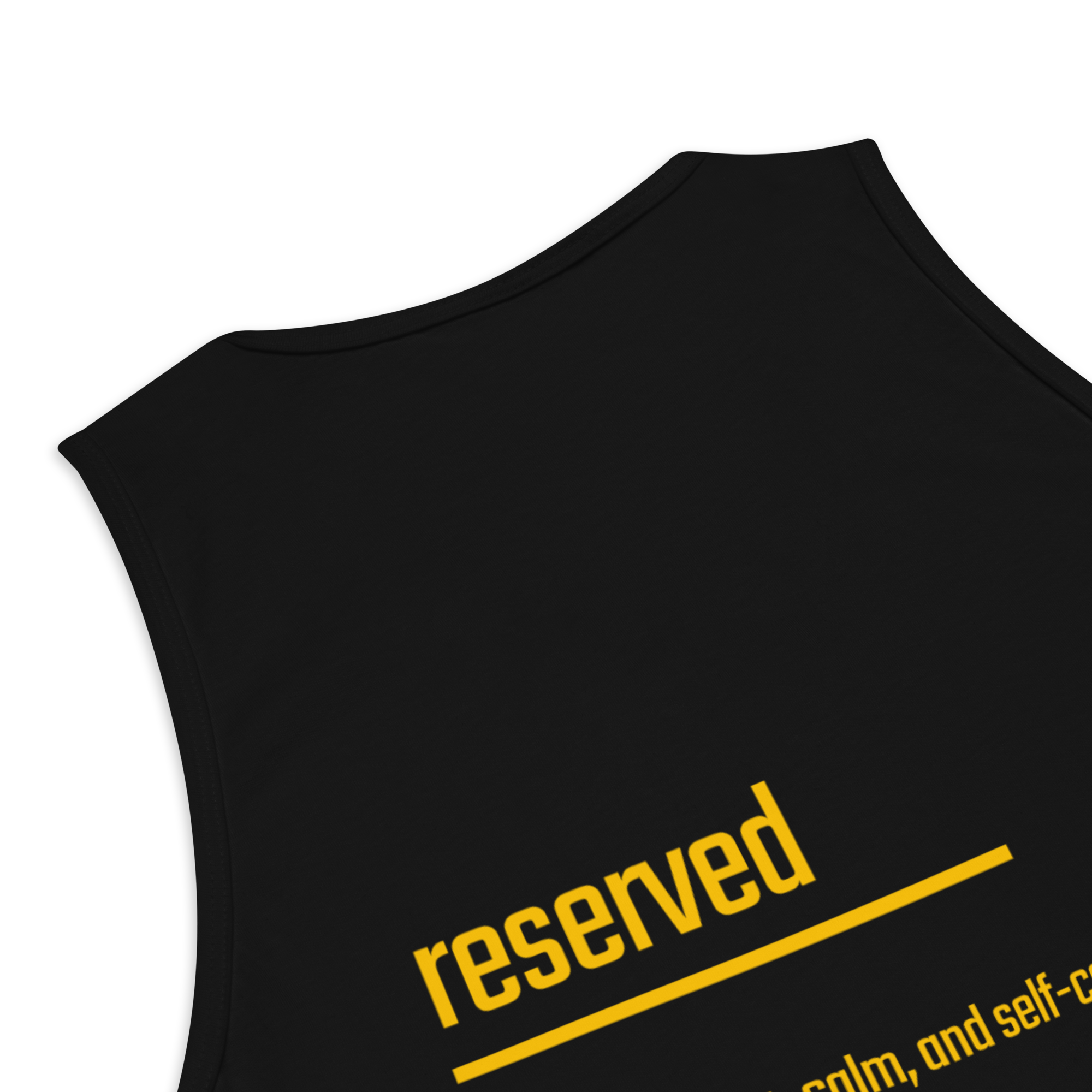 IntrovertedAlpha™ Tank Top in Black for men, premium everyday tank with a clean athletic fit