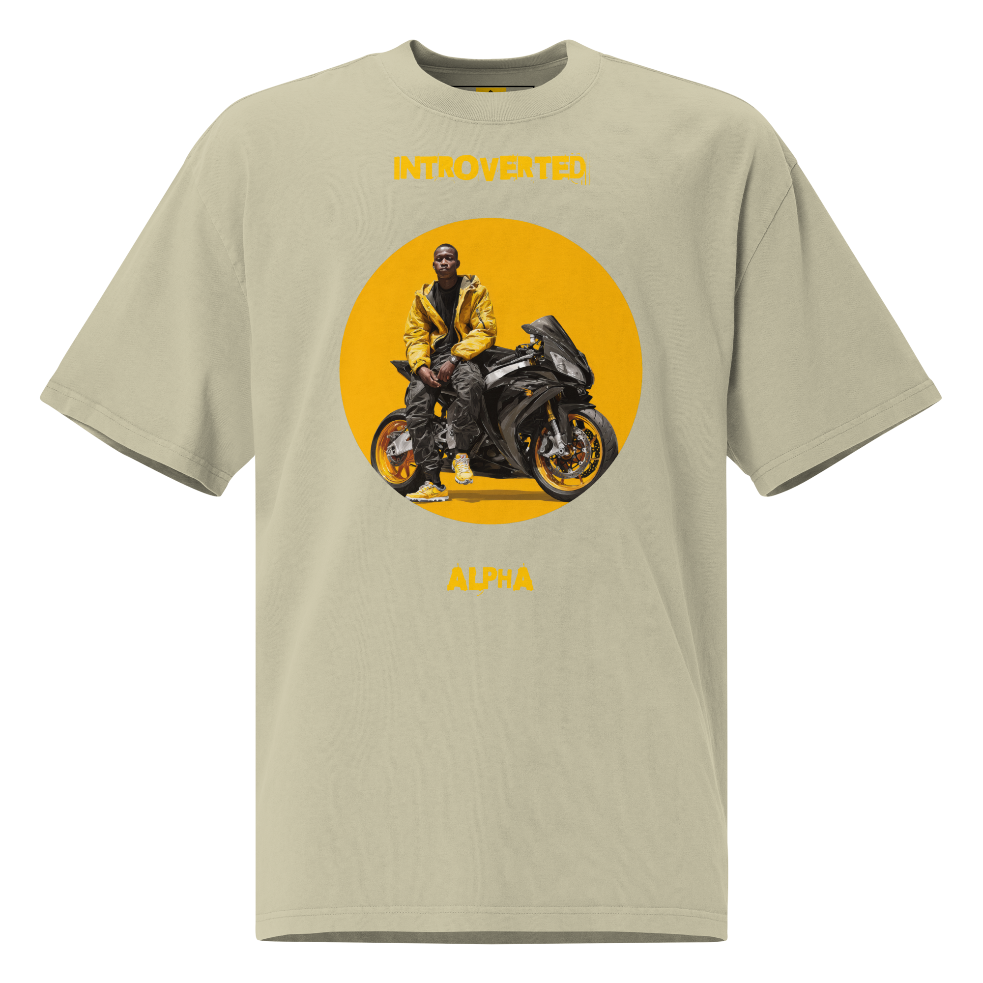 Xantho Philos™ Oversized Faded T-Shirt in Faded Eucalyptus for men, washed green oversized T-shirt with premium casual style