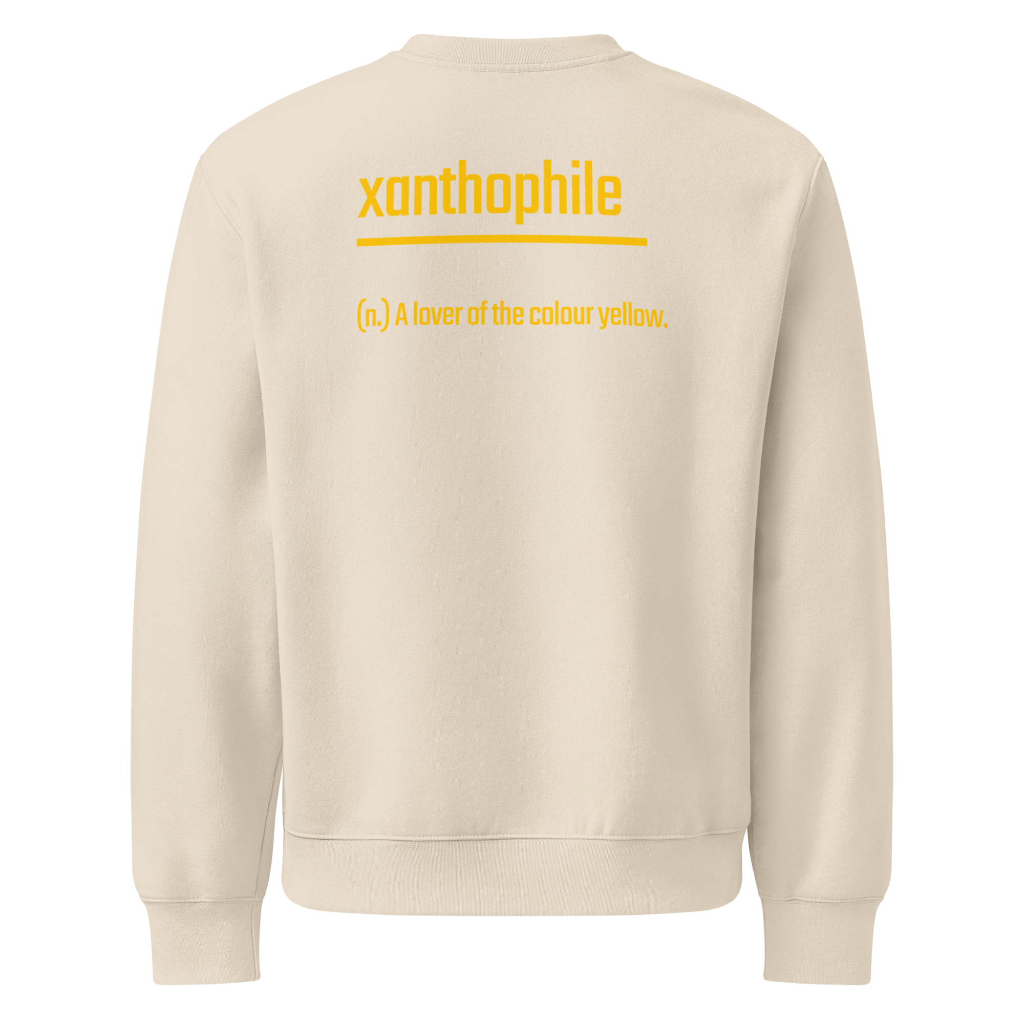 Xantho Philos™ Oversized Sweatshirt in Dust for men, soft neutral sweatshirt with a relaxed oversized fit