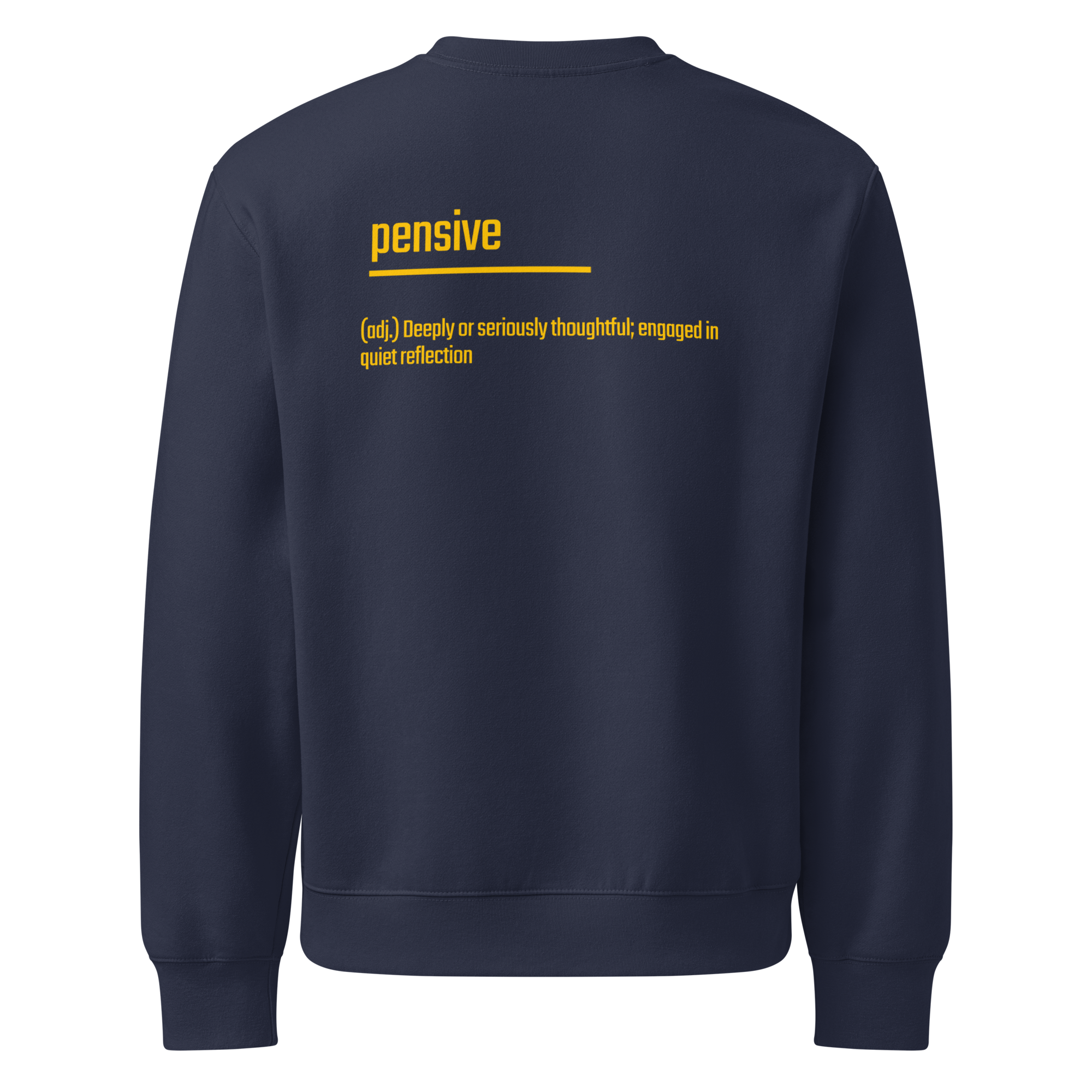 Xantho Philos™ Oversized Sweatshirt in Navy for men, minimalist premium sweatshirt with everyday streetwear style