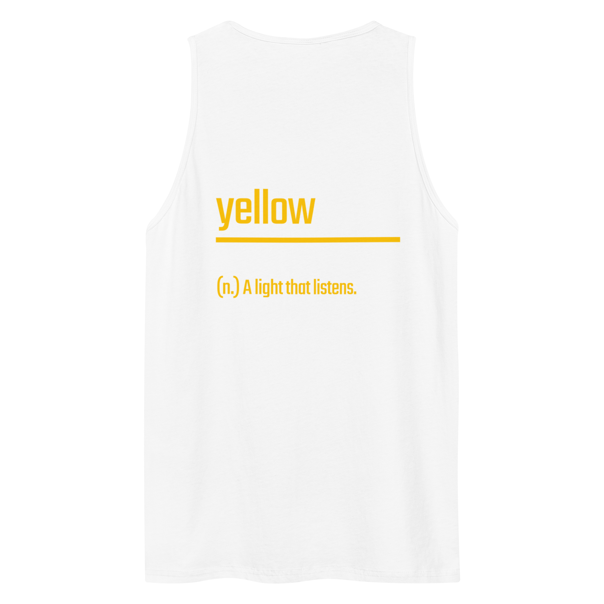 Xantho Philos™ Tank Top in White for men, crisp minimalist tank top with a breathable everyday fit