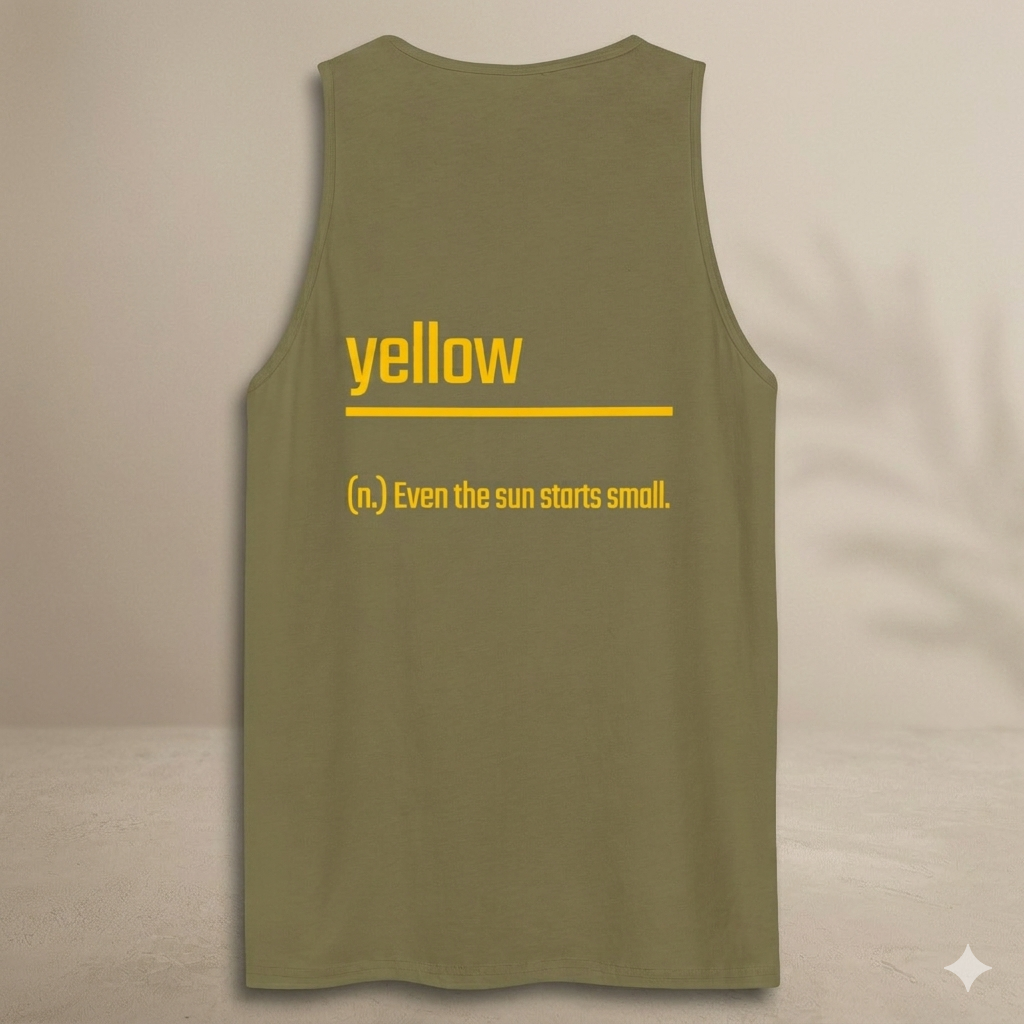 Xantho Philos™ Tank Top in Military Green for men, athletic streetwear tank with a grounded utilitarian tone